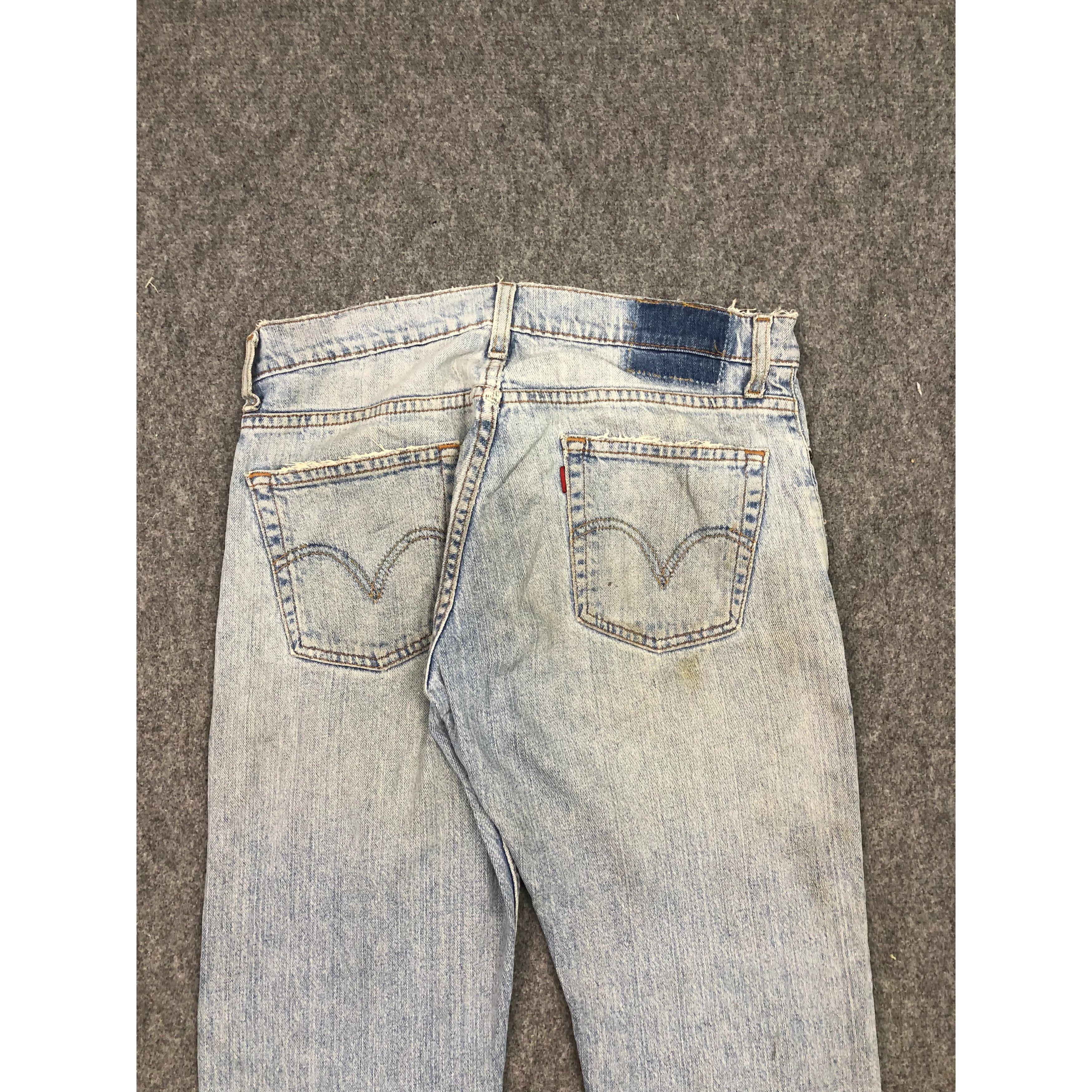 Levi's × Vintage Vintage Levis 514 Blue Jeans Lightwash DP0355 Size US 34 / EU 50 - 4 Thumbnail