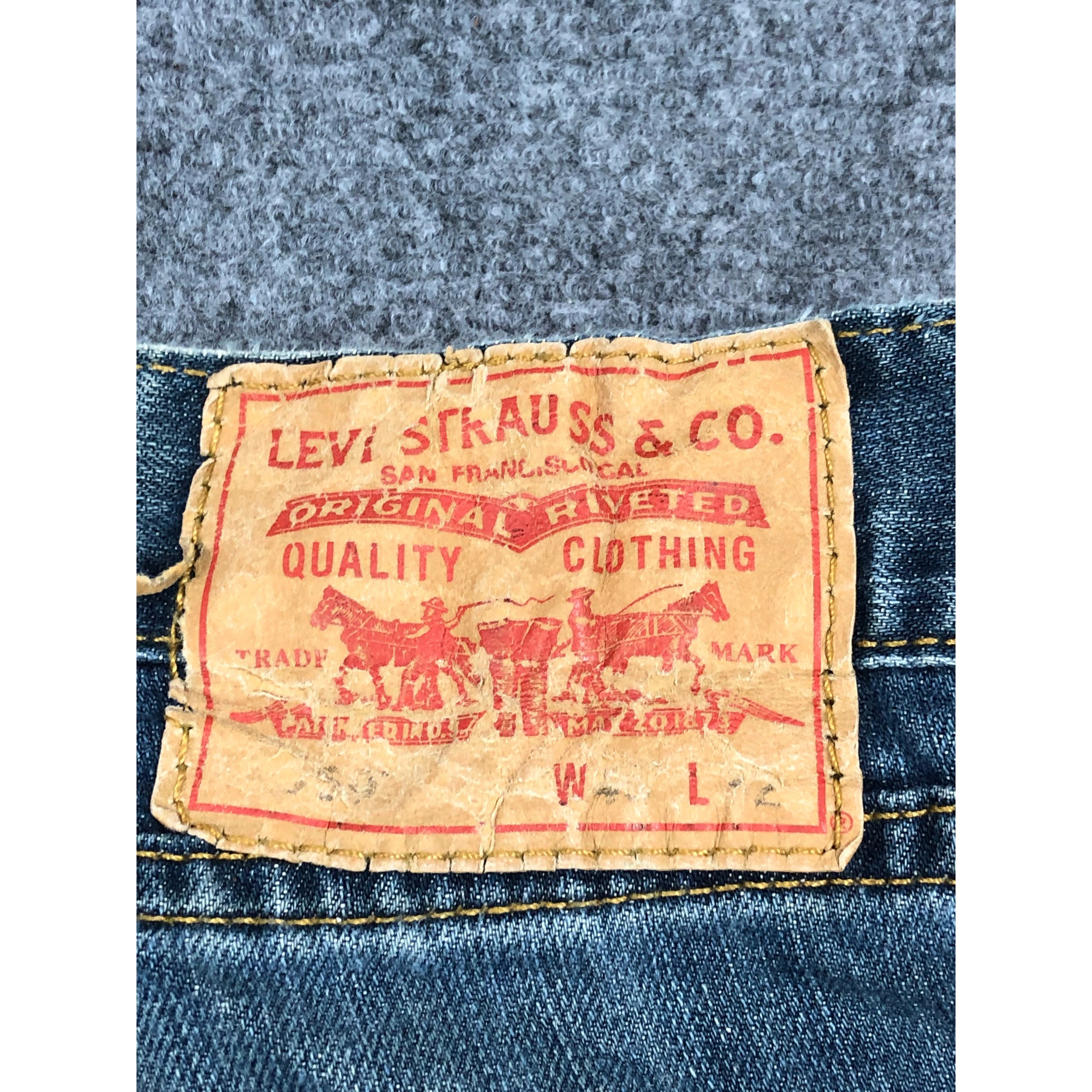 Levi's Vintage Levis 559 Denim Blue Jeans DP0232 Size US 31 - 5 Thumbnail