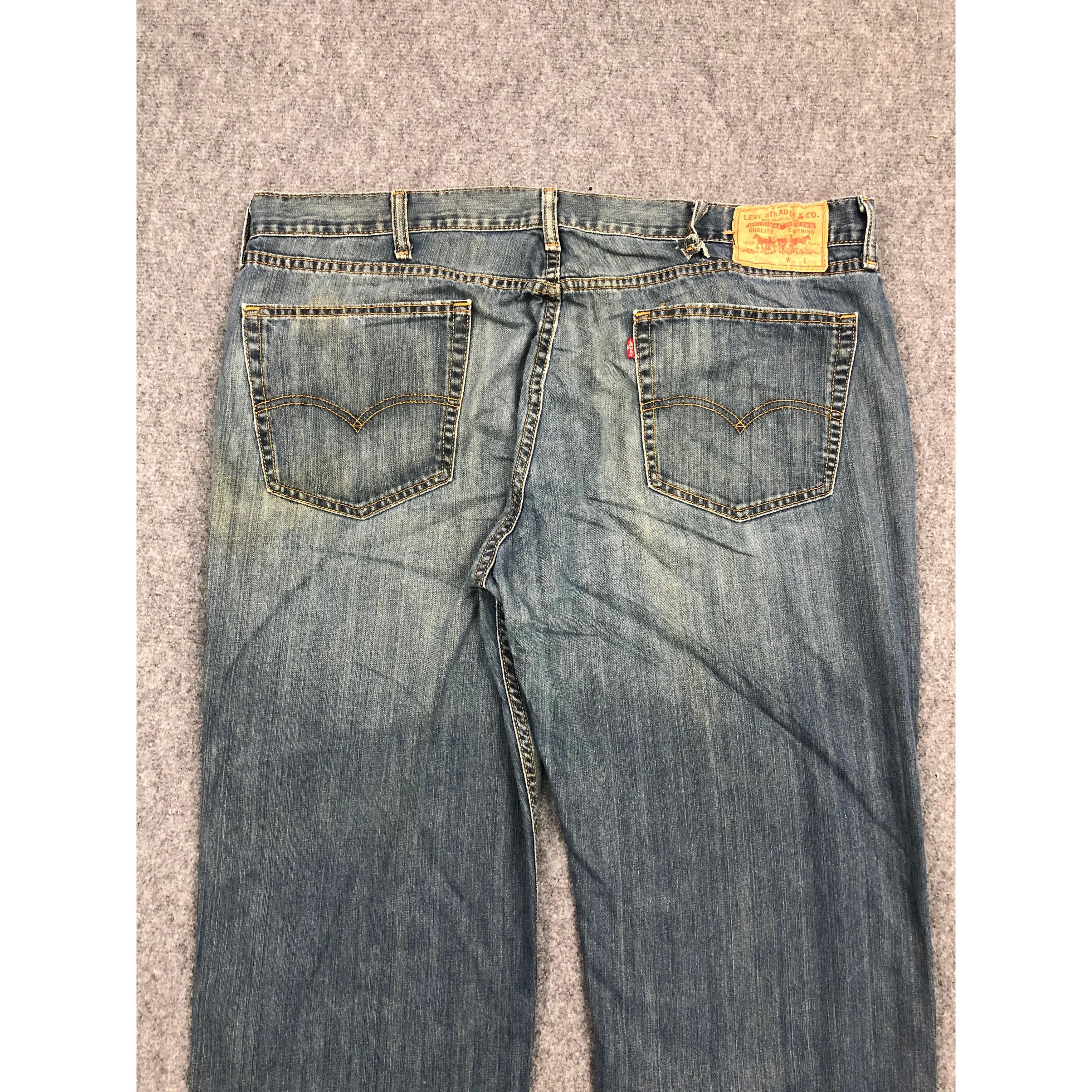 Levi's Vintage Levis 559 Denim Blue Jeans DP0232 Size US 31 - 4 Thumbnail