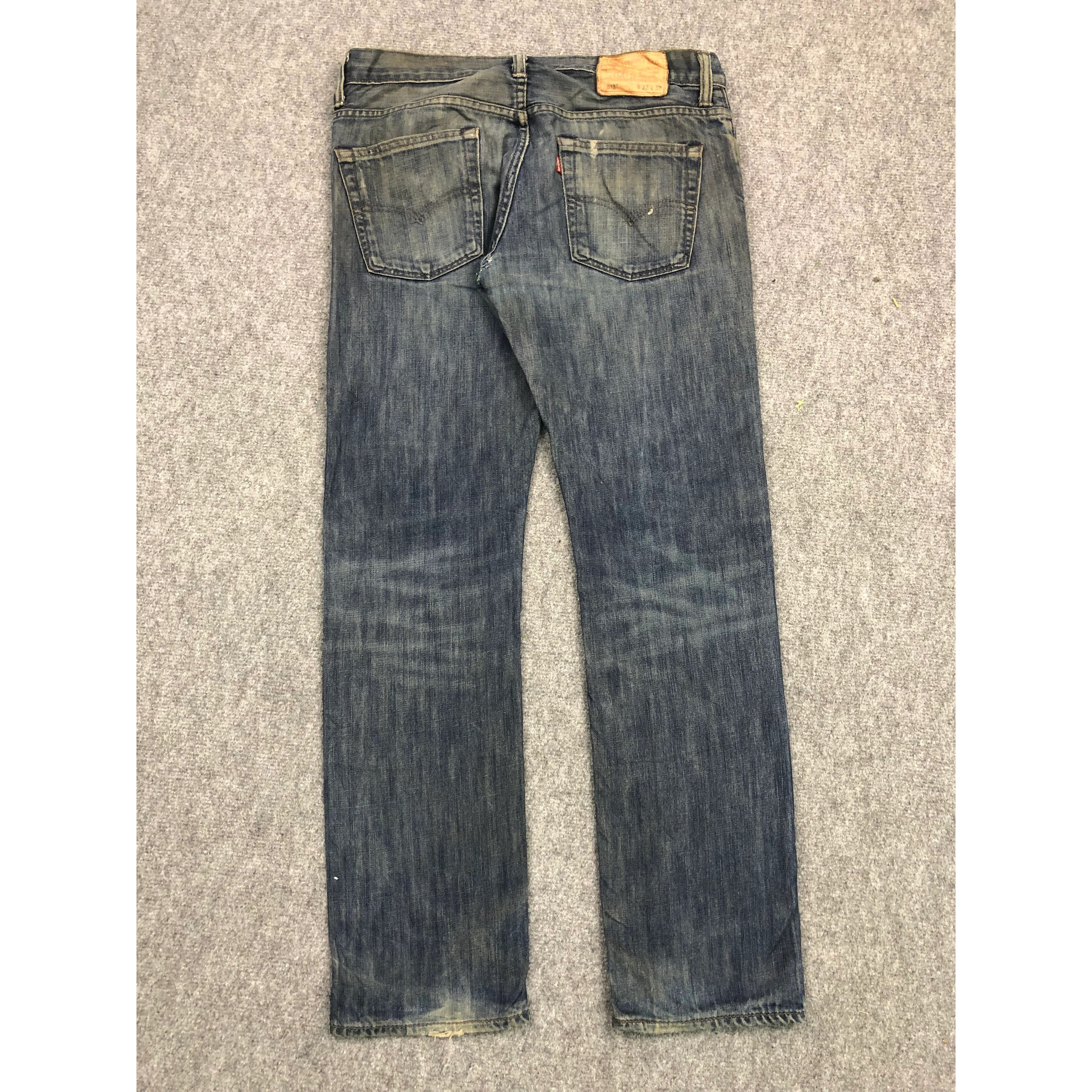 Levi's Vintage Levis 513 Blue Denim Jeans DP0233 Size US 33 - 2 Thumbnail