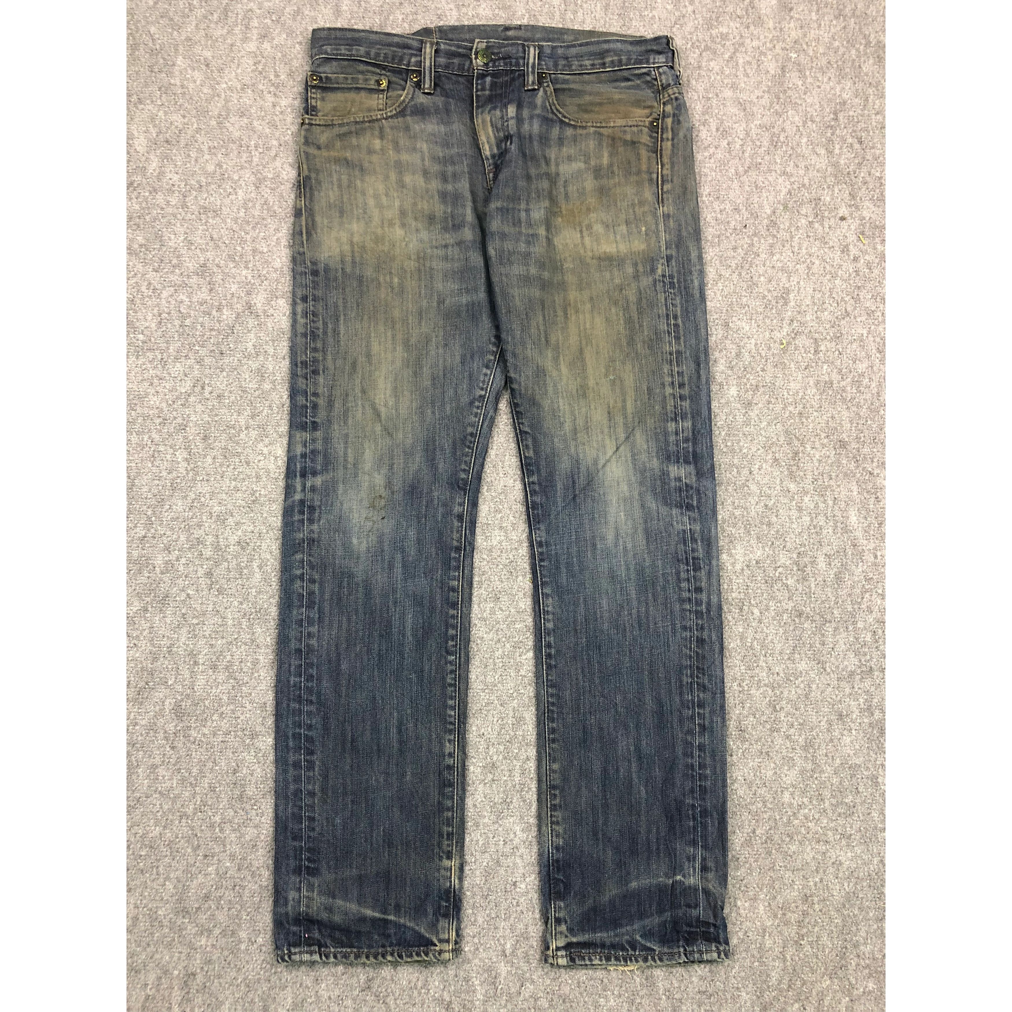 Levi's Vintage Levis 513 Blue Denim Jeans DP0233 Size US 33 - 1 Thumbnail