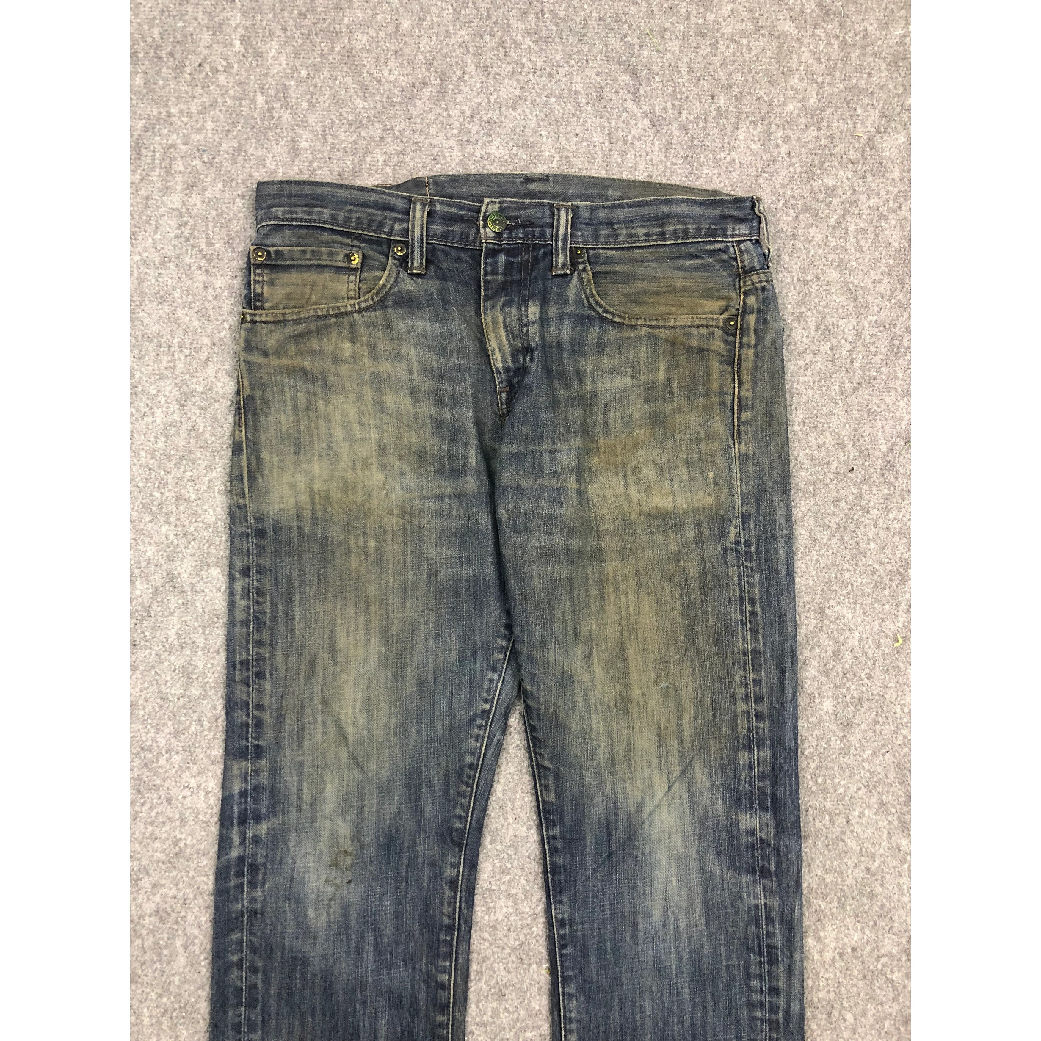 Levi's Vintage Levis 513 Blue Denim Jeans DP0233 Size US 33 - 3 Thumbnail