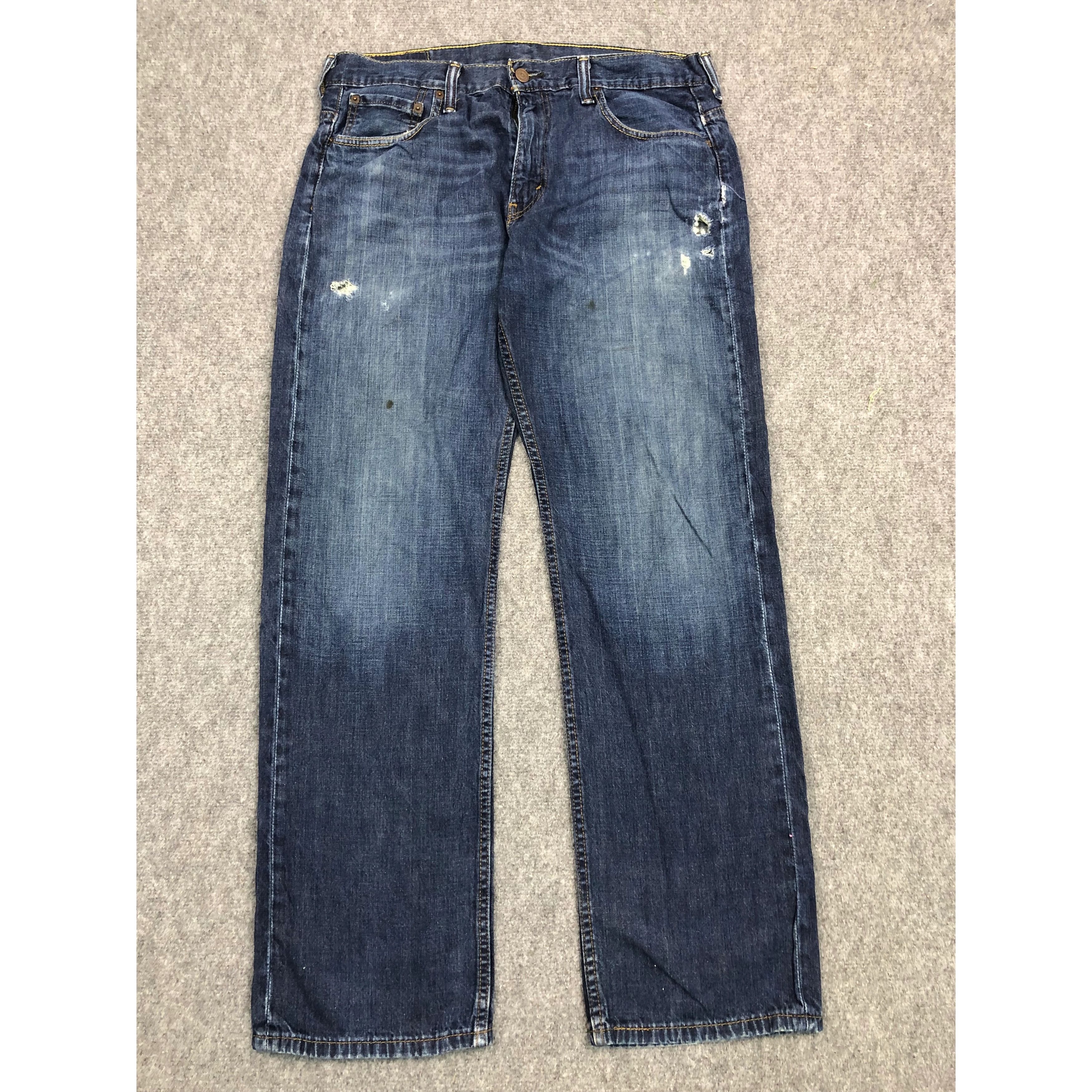 Levi's Vintage levis Blue Denim Jeans DP0234 Size US 35 - 1 Thumbnail