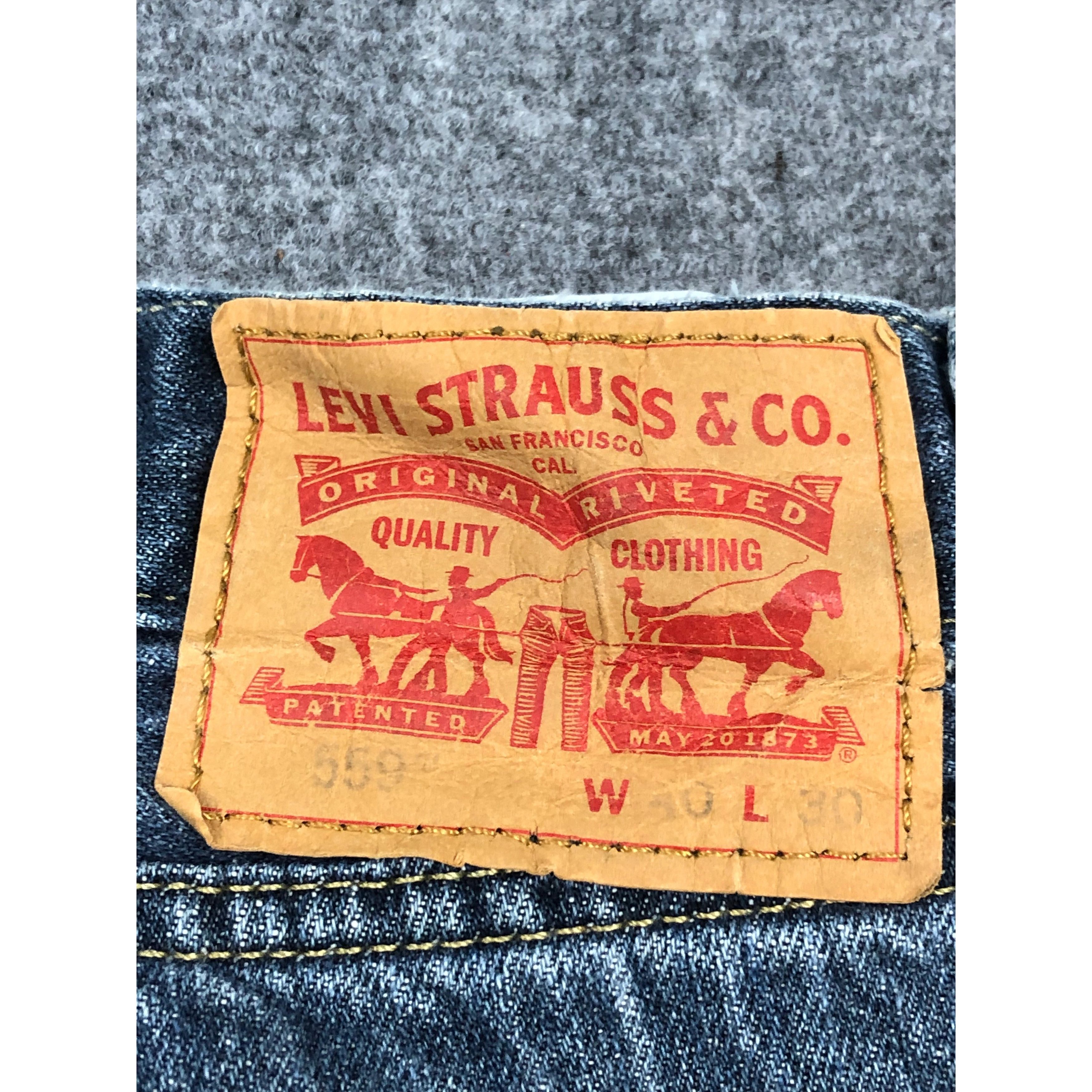 Levi's Vintage Levis 559 Denim Blue Jeans flared DP0236 Size US 41 - 5 Thumbnail
