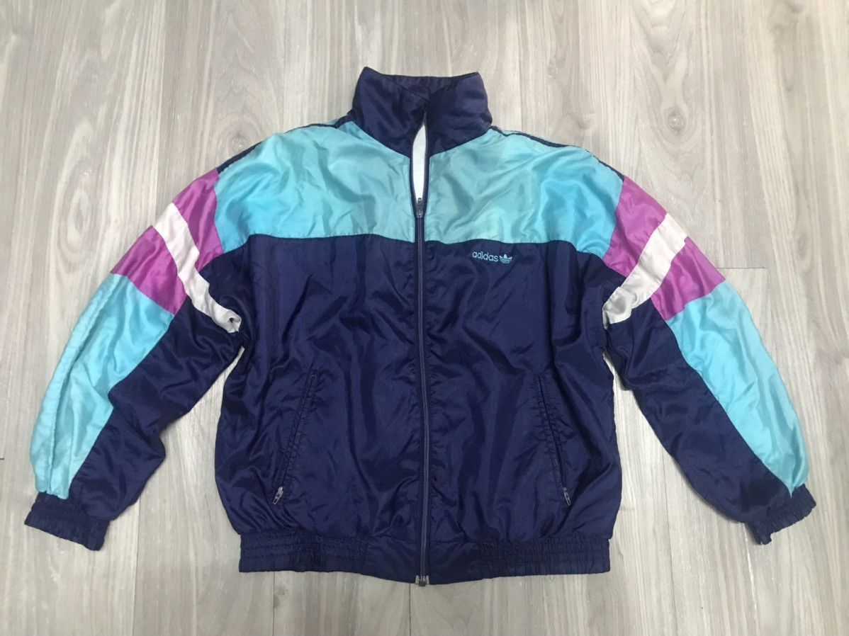 Vintage Adidas Romania Made Multicolored Sweater