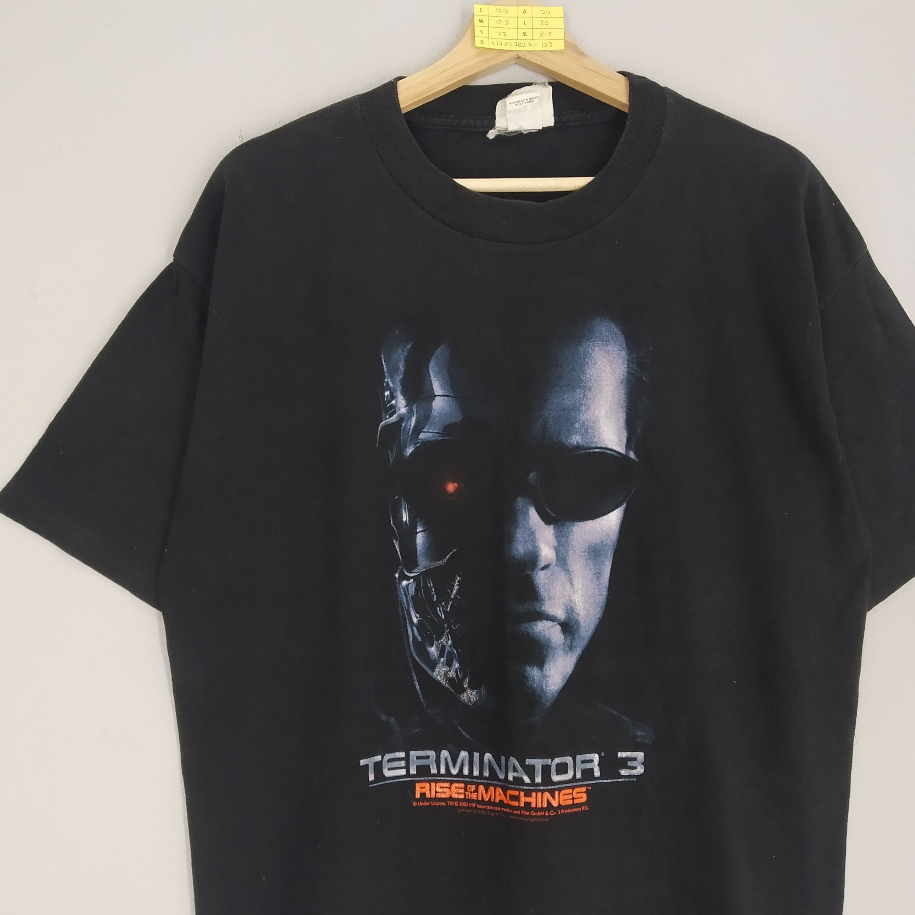 Sci-Fi Fantasy Vintage Movie Terminator T3 Rise Of The Machine Film Shirt Size US L / EU 52-54 / 3 - 3 Thumbnail