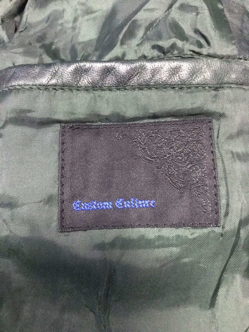 Japanese Brand CCustom Culture Distressed Leather Biker Jacket Size US S / EU 44-46 / 1 - 12 Thumbnail