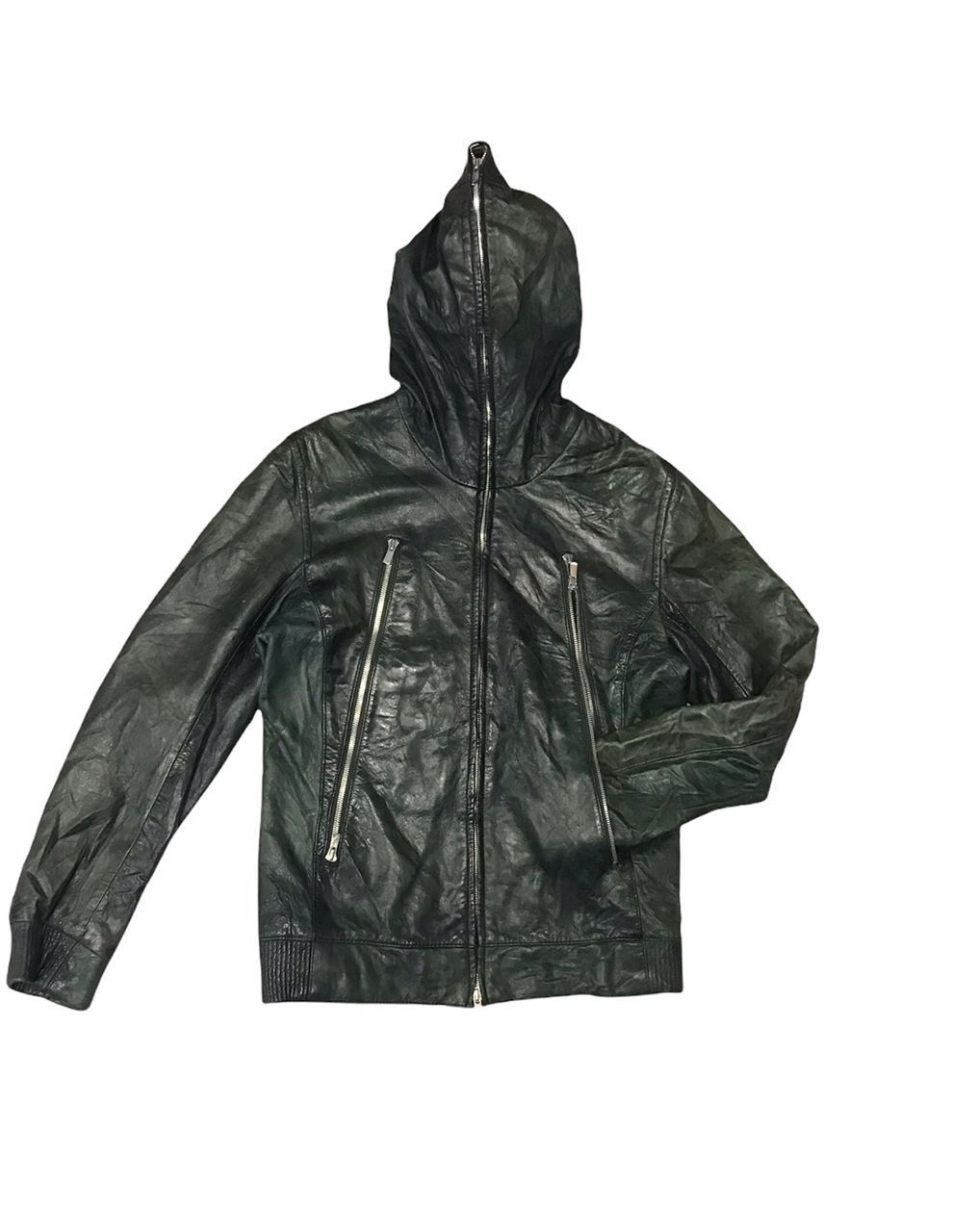 Japanese Brand CCustom Culture Distressed Leather Biker Jacket Size US S / EU 44-46 / 1 - 3 Thumbnail