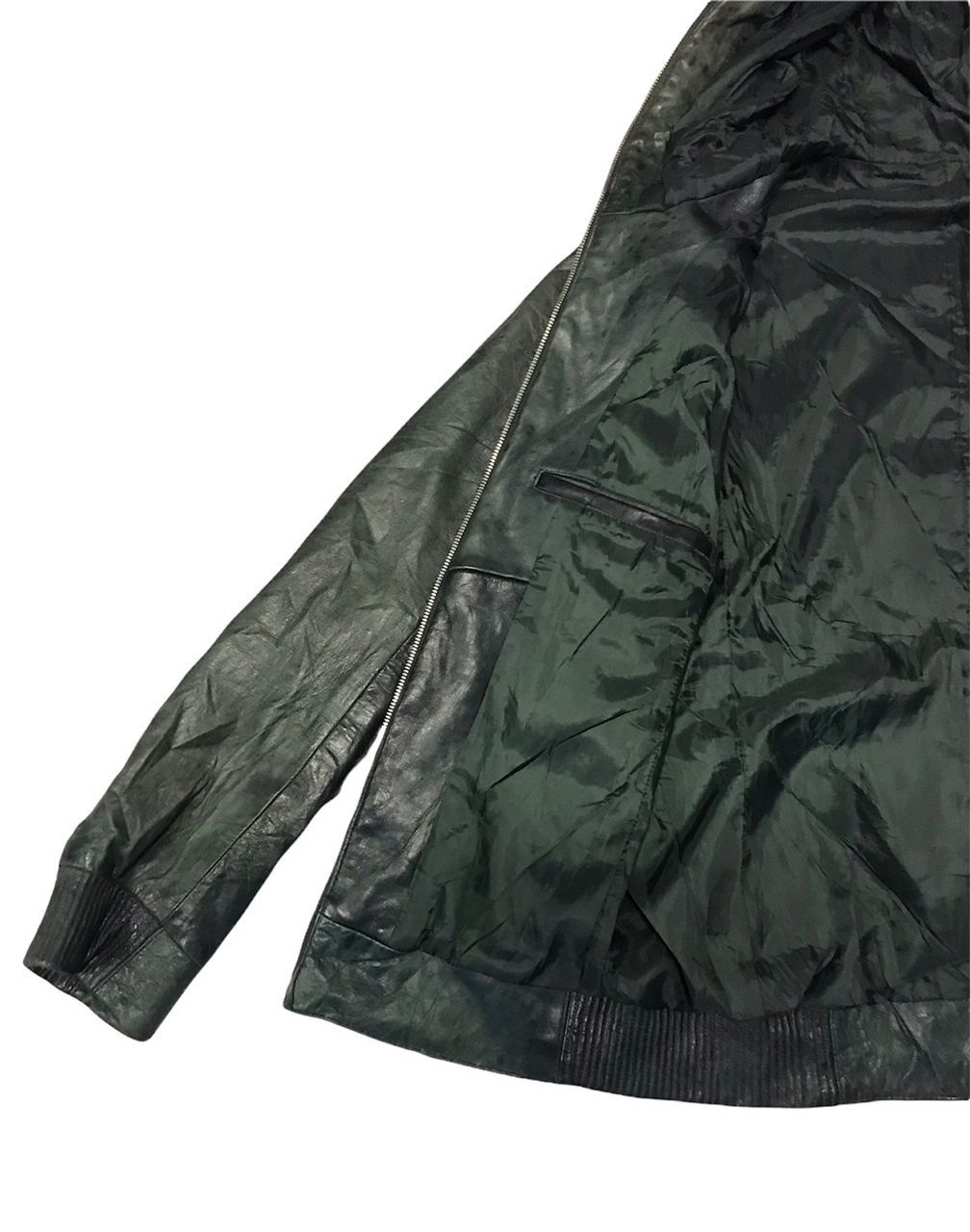 Japanese Brand CCustom Culture Distressed Leather Biker Jacket Size US S / EU 44-46 / 1 - 10 Thumbnail