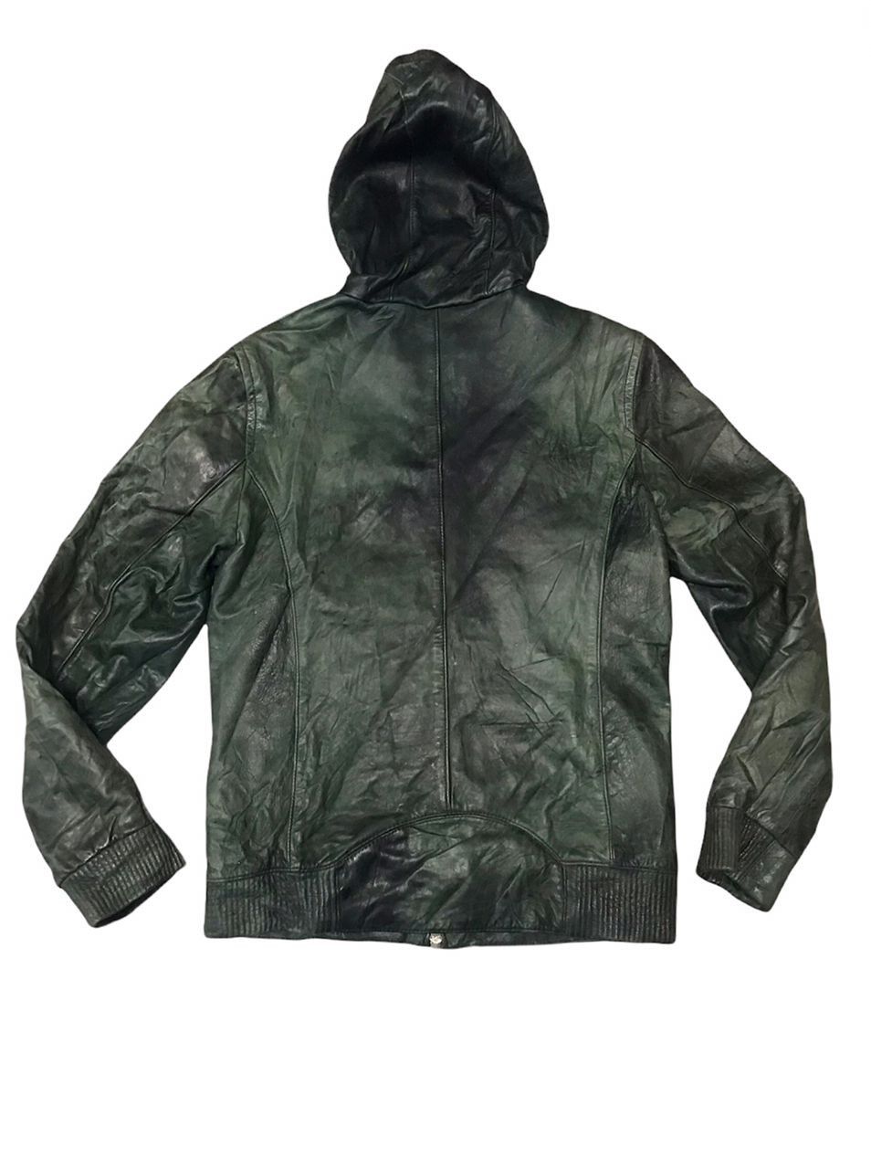 Japanese Brand CCustom Culture Distressed Leather Biker Jacket Size US S / EU 44-46 / 1 - 2 Thumbnail