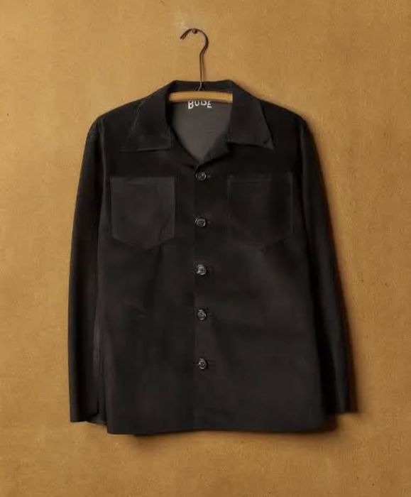 初回限定】 シャツ Jacket Shirts Lether Suede Bode シャツ