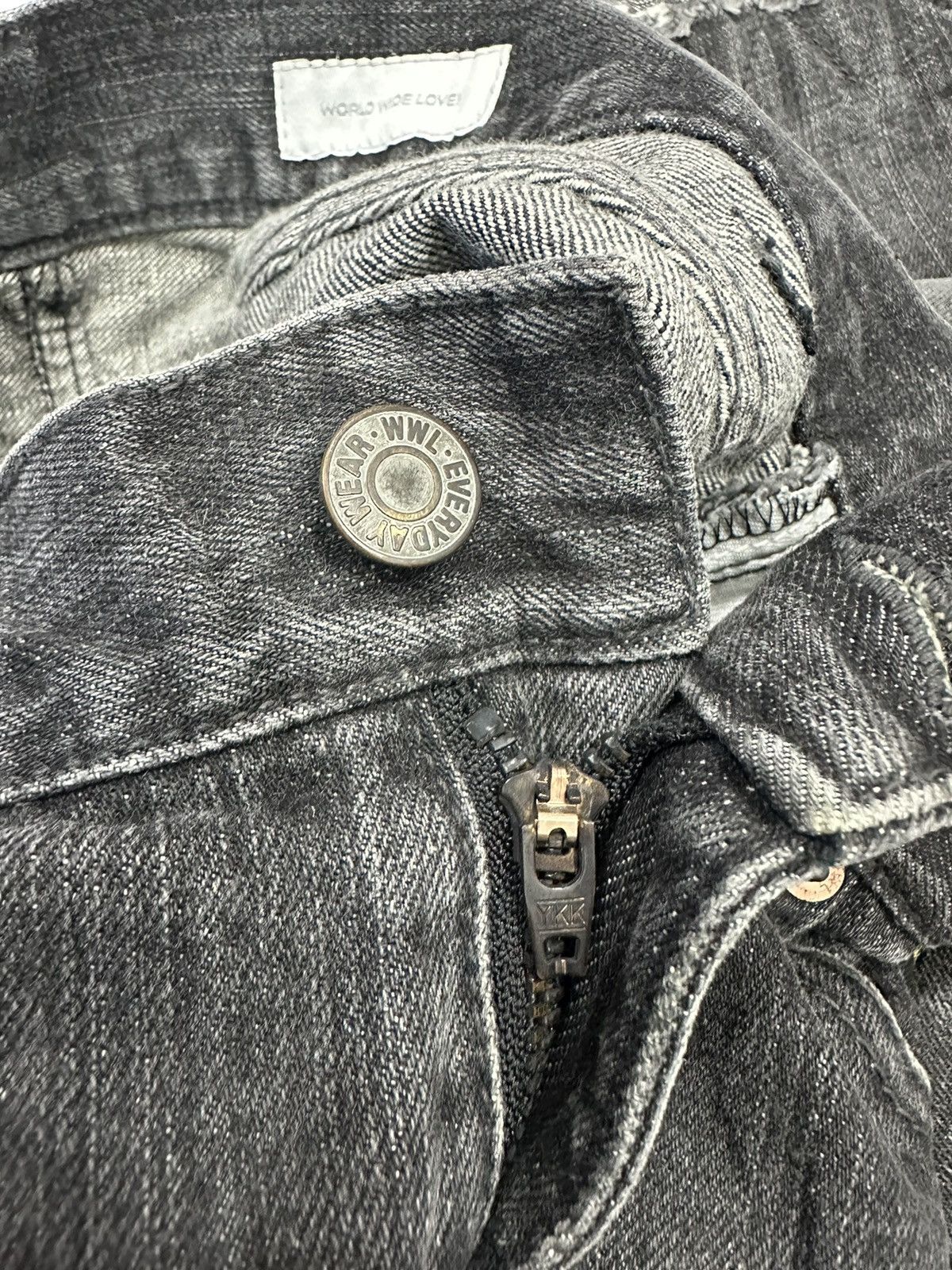 Beauty Beast × Hysteric Glamour × Japanese Brand Rare WWL Distressed & Patchworks Jeans Size US 32 / EU 48 - 12 Thumbnail