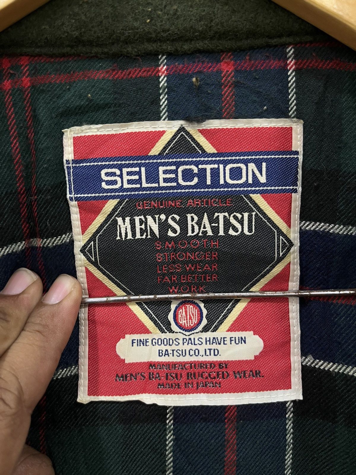Japanese Brand (Nn). VINTAGE MEN BATSU JAPAN ARCHIVE JACKET Size US L / EU 52-54 / 3 - 6 Thumbnail