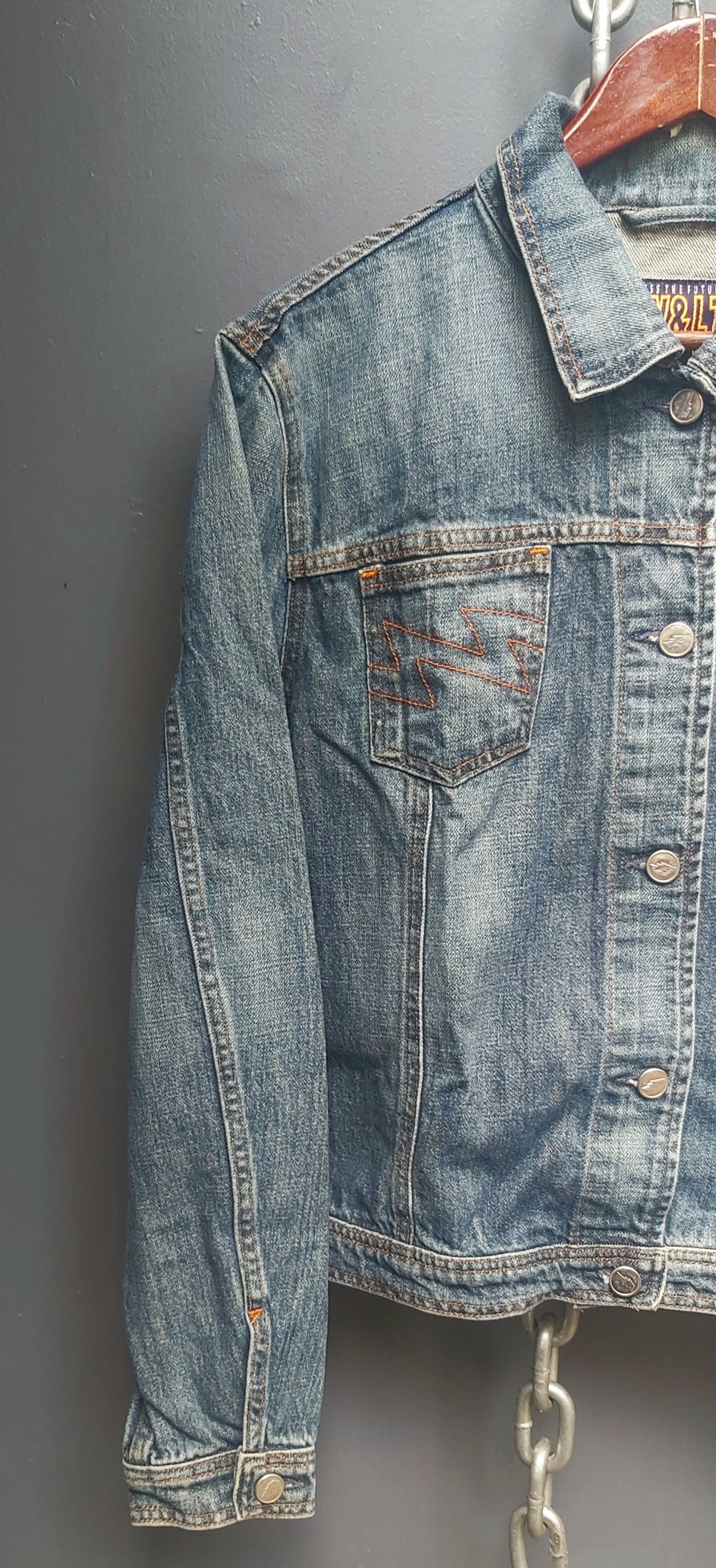 W&LT W &LT Walter Van Beirendonck Denim Trucker Jacket Size L / US 10 / IT 46 - 4 Thumbnail