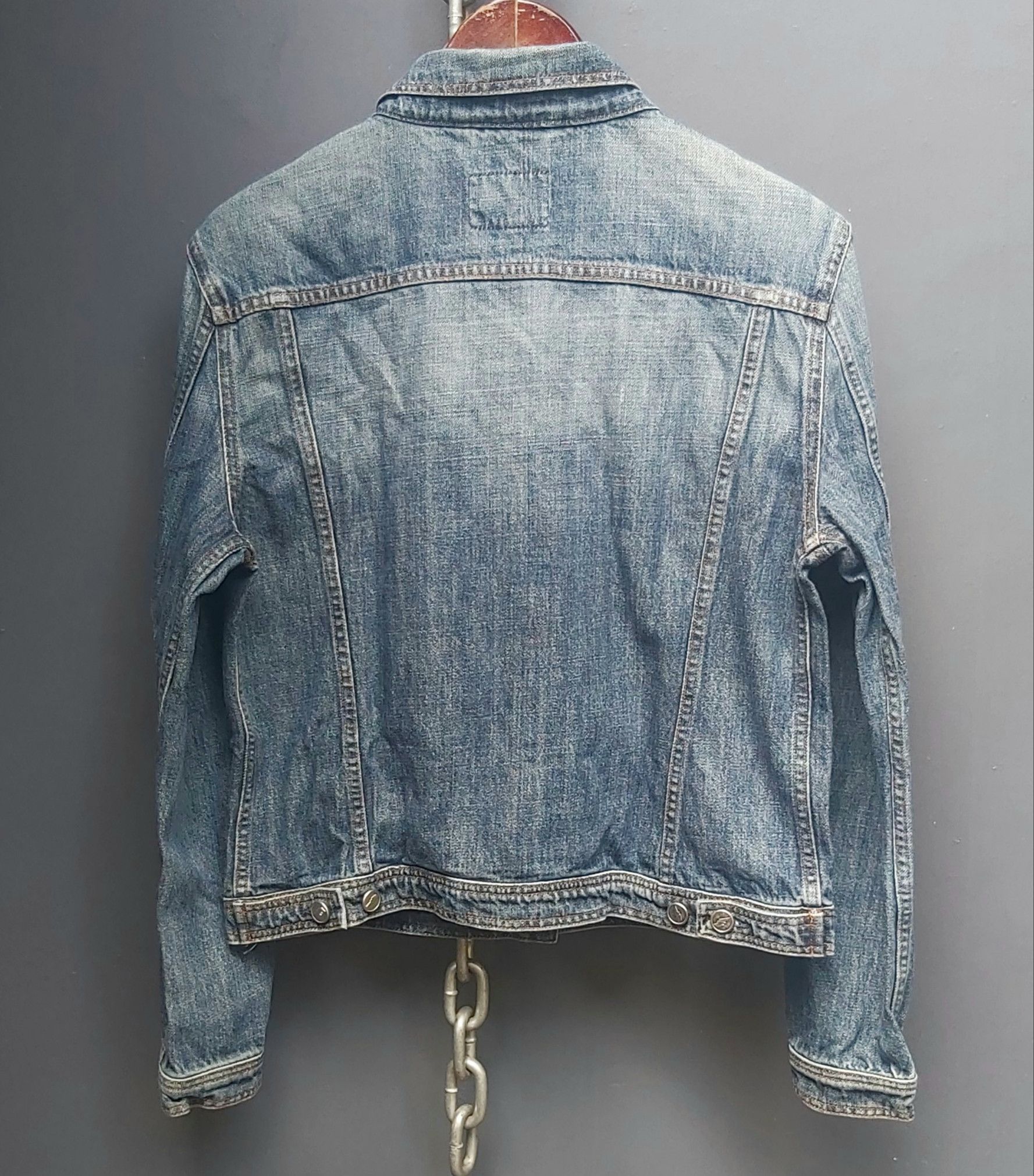 W&LT W &LT Walter Van Beirendonck Denim Trucker Jacket Size L / US 10 / IT 46 - 6 Thumbnail