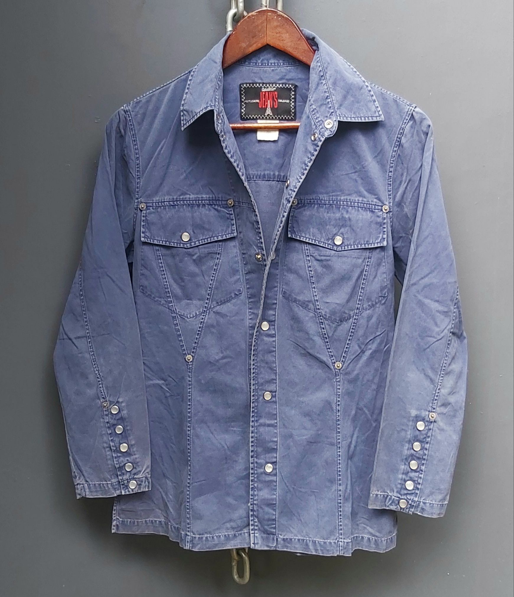 Jean Paul Gaultier Jean Paul Gaultier Pearl Snap Button Up Shirt Size S / US 4 / IT 40 - 1 Thumbnail