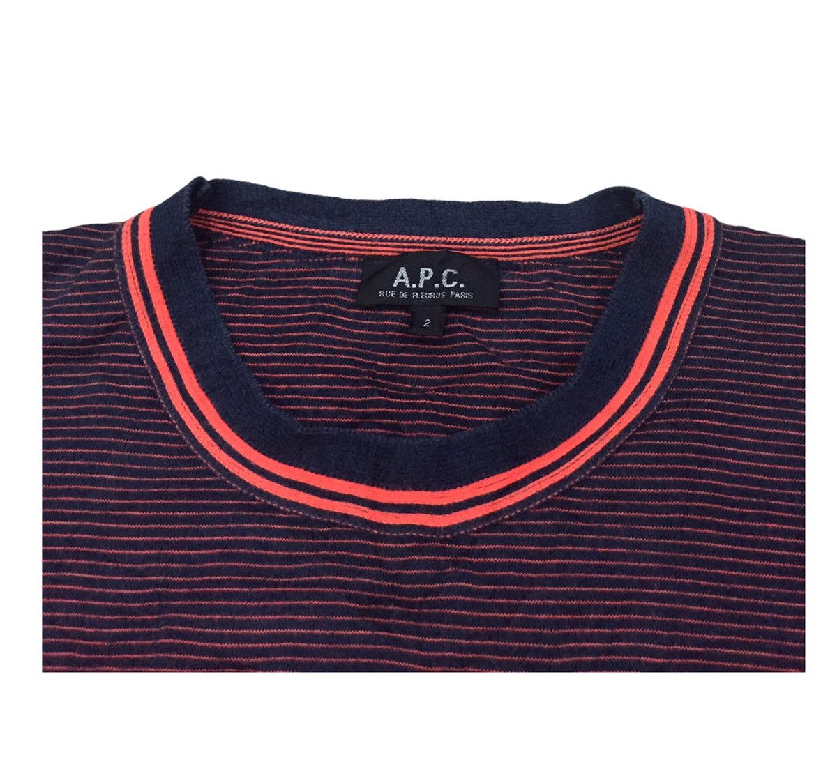 A.P.C. × Japanese Brand × Vintage Designer japanese APC Stripe Shirt Size US M / EU 48-50 / 2 - 2 Thumbnail