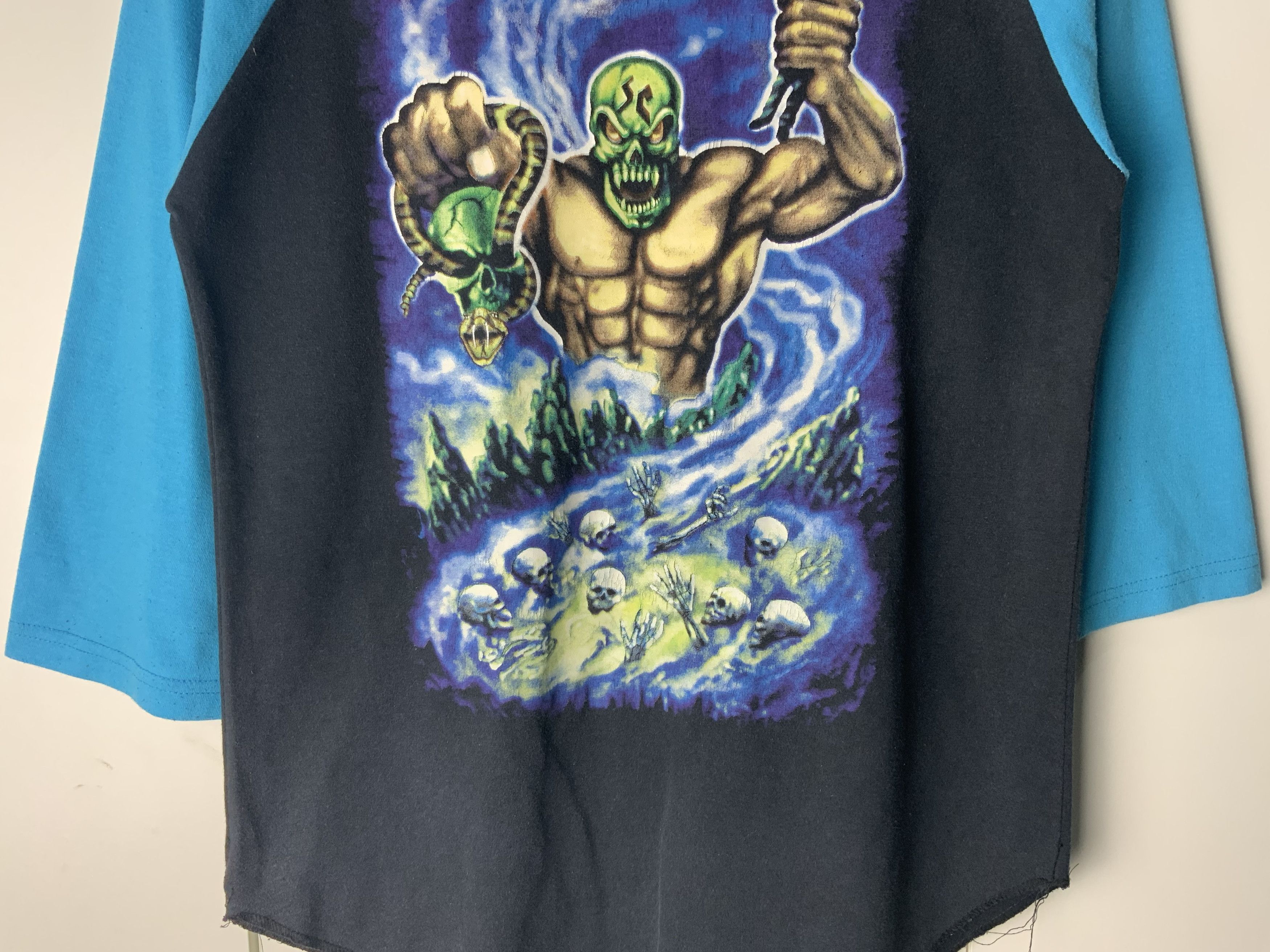 If Six Was Nine Jerzees Zombie Wrestler Cartoon Tee Size US M / EU 48-50 / 2 - 5 Thumbnail