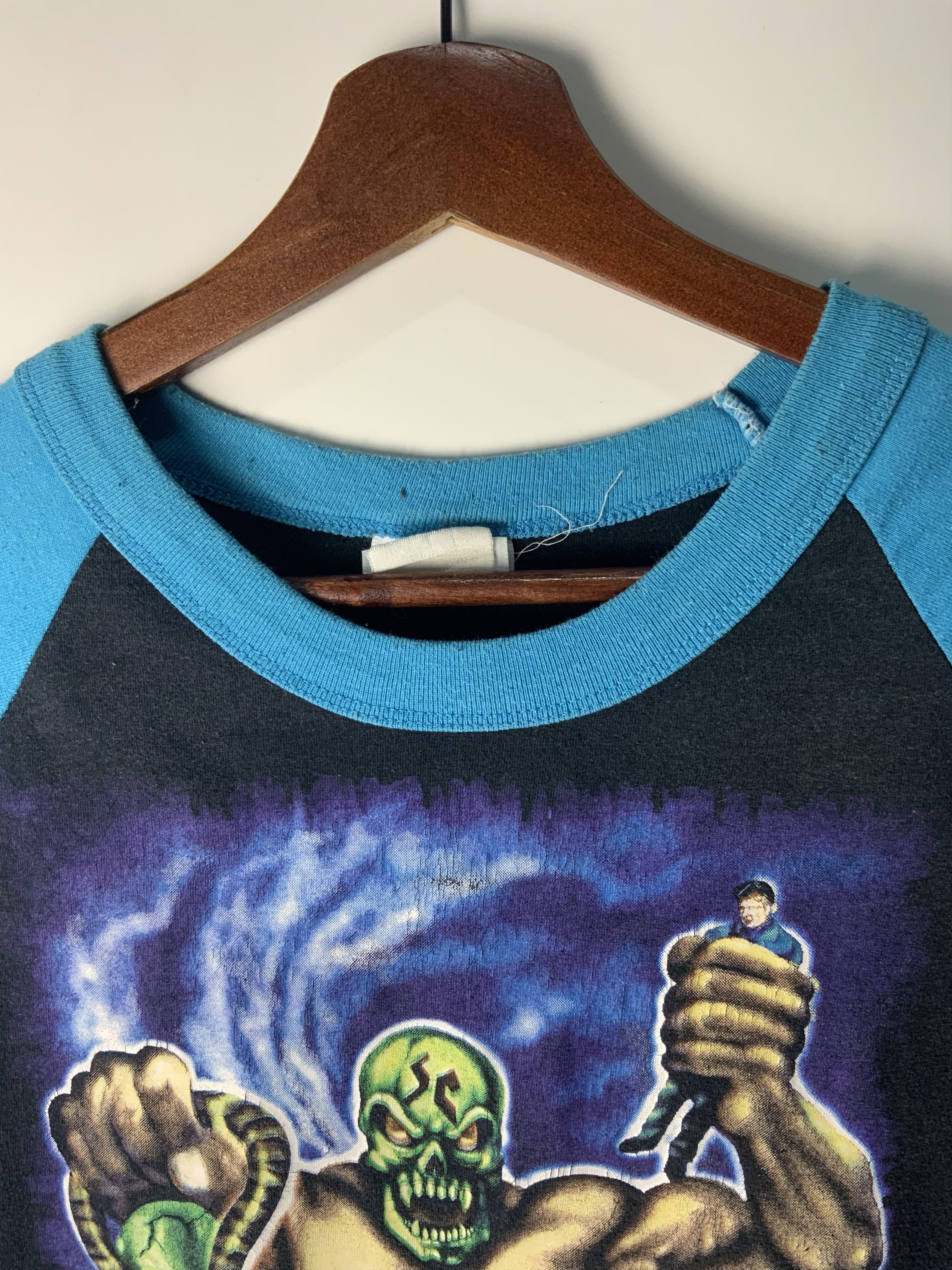 If Six Was Nine Jerzees Zombie Wrestler Cartoon Tee Size US M / EU 48-50 / 2 - 8 Thumbnail