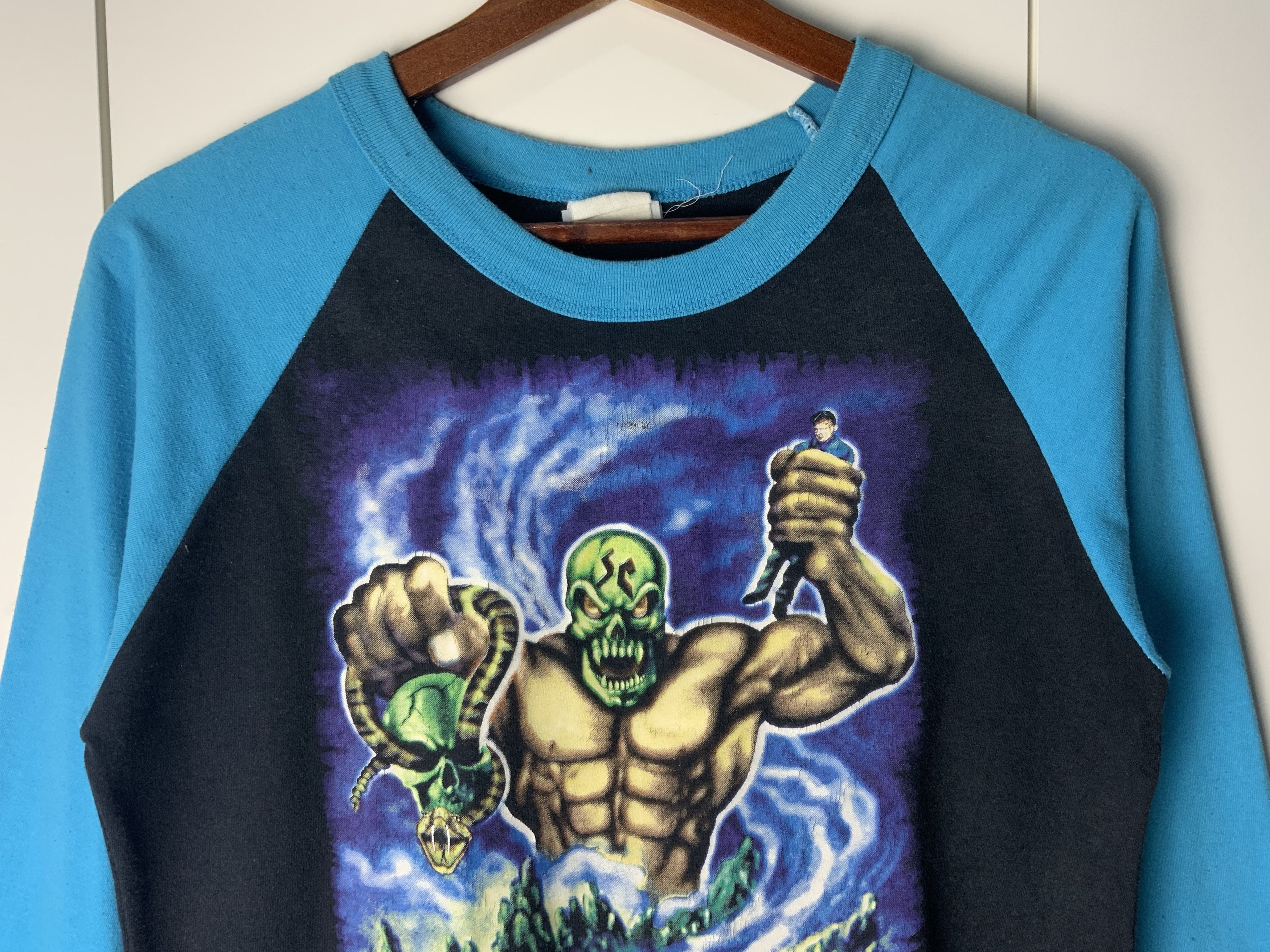 If Six Was Nine Jerzees Zombie Wrestler Cartoon Tee Size US M / EU 48-50 / 2 - 4 Thumbnail