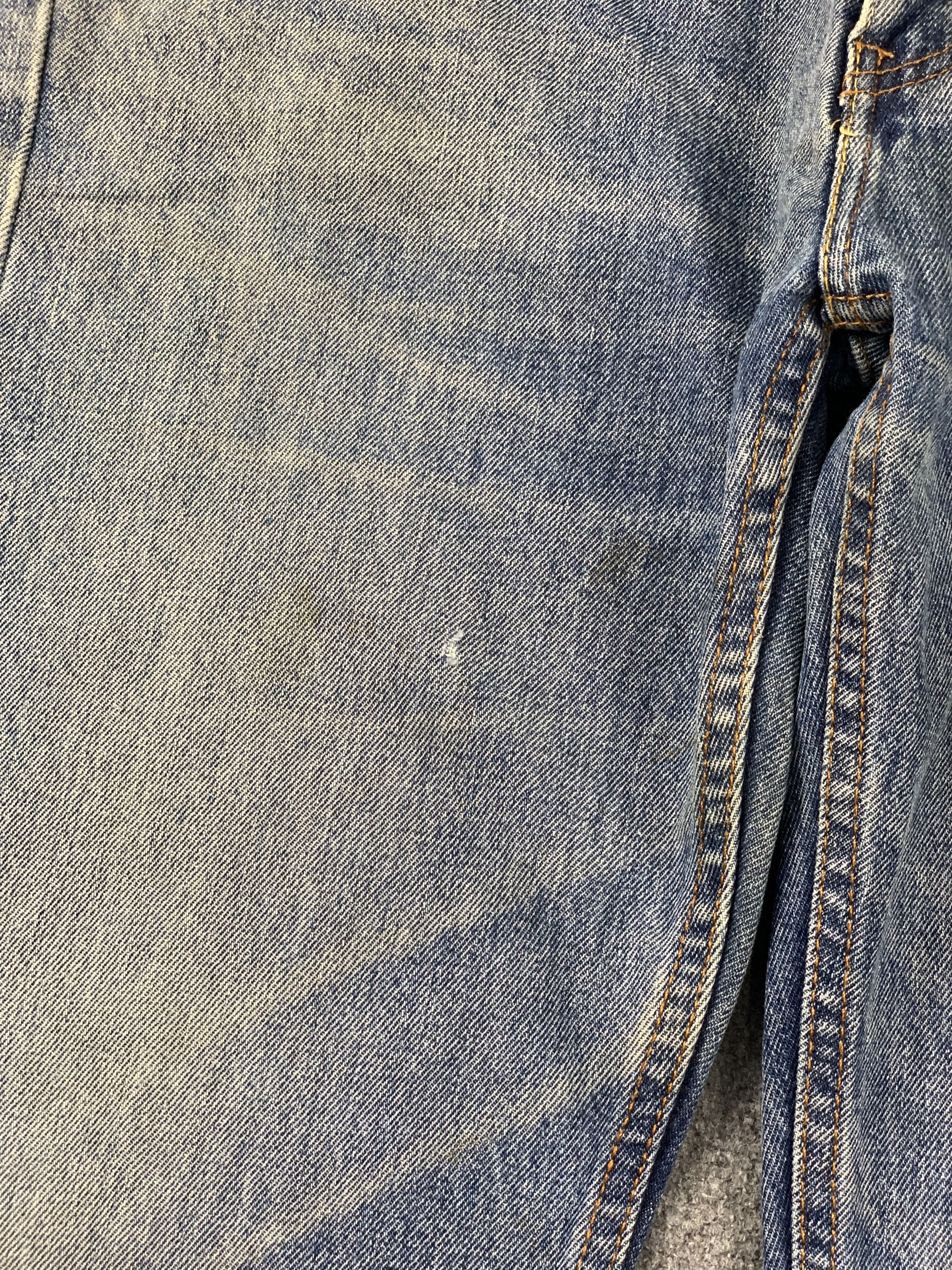 Levi's Vintage Levis 505 Faded Blue Jeans DP2108 Size US 35 - 14 Thumbnail