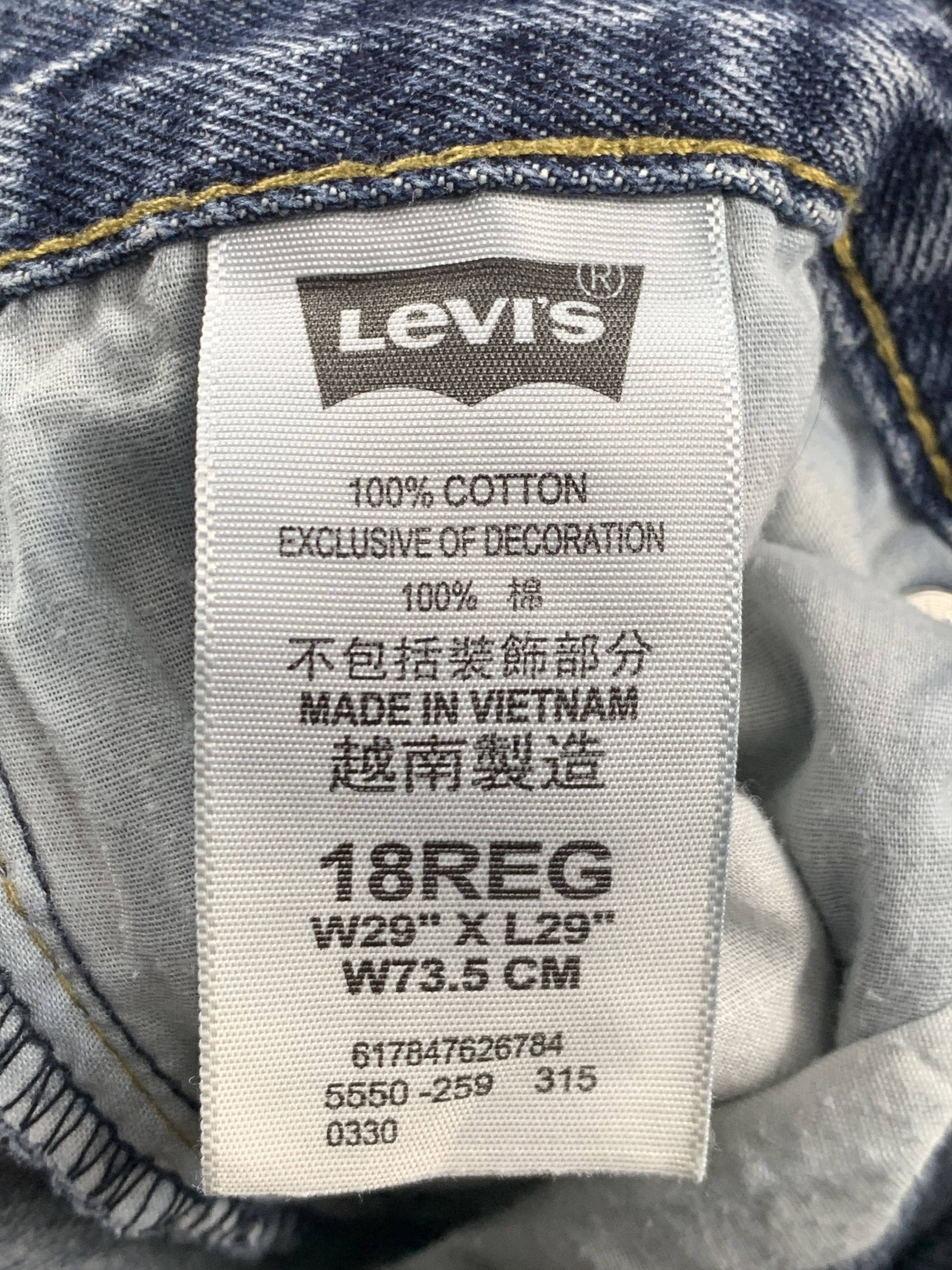 Levi's Vintage Levis 550 Faded Blue Jeans DP2109 Size US 30 / EU 46 - 6 Thumbnail