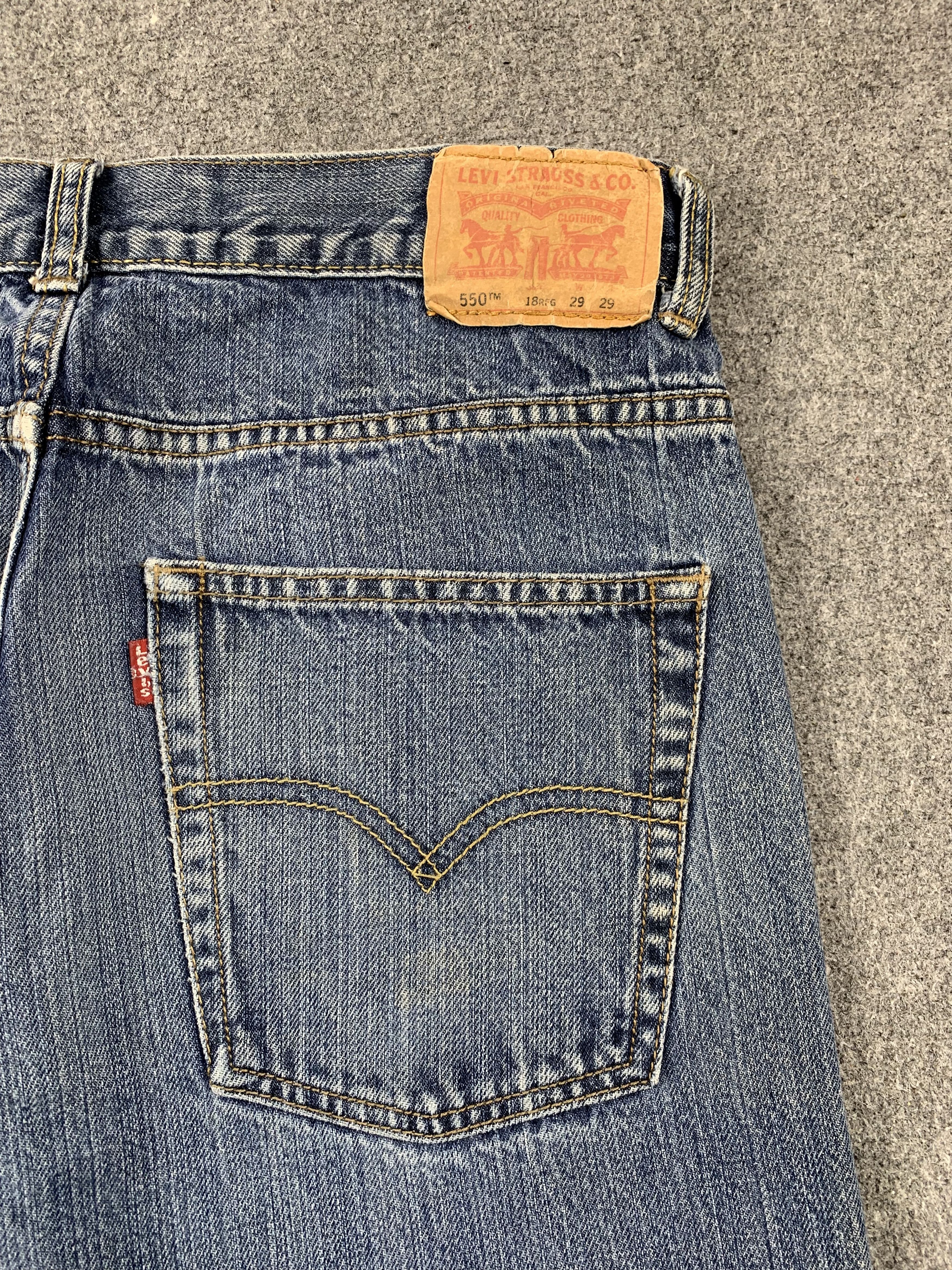 Levi's Vintage Levis 550 Faded Blue Jeans DP2109 Size US 30 / EU 46 - 16 Thumbnail