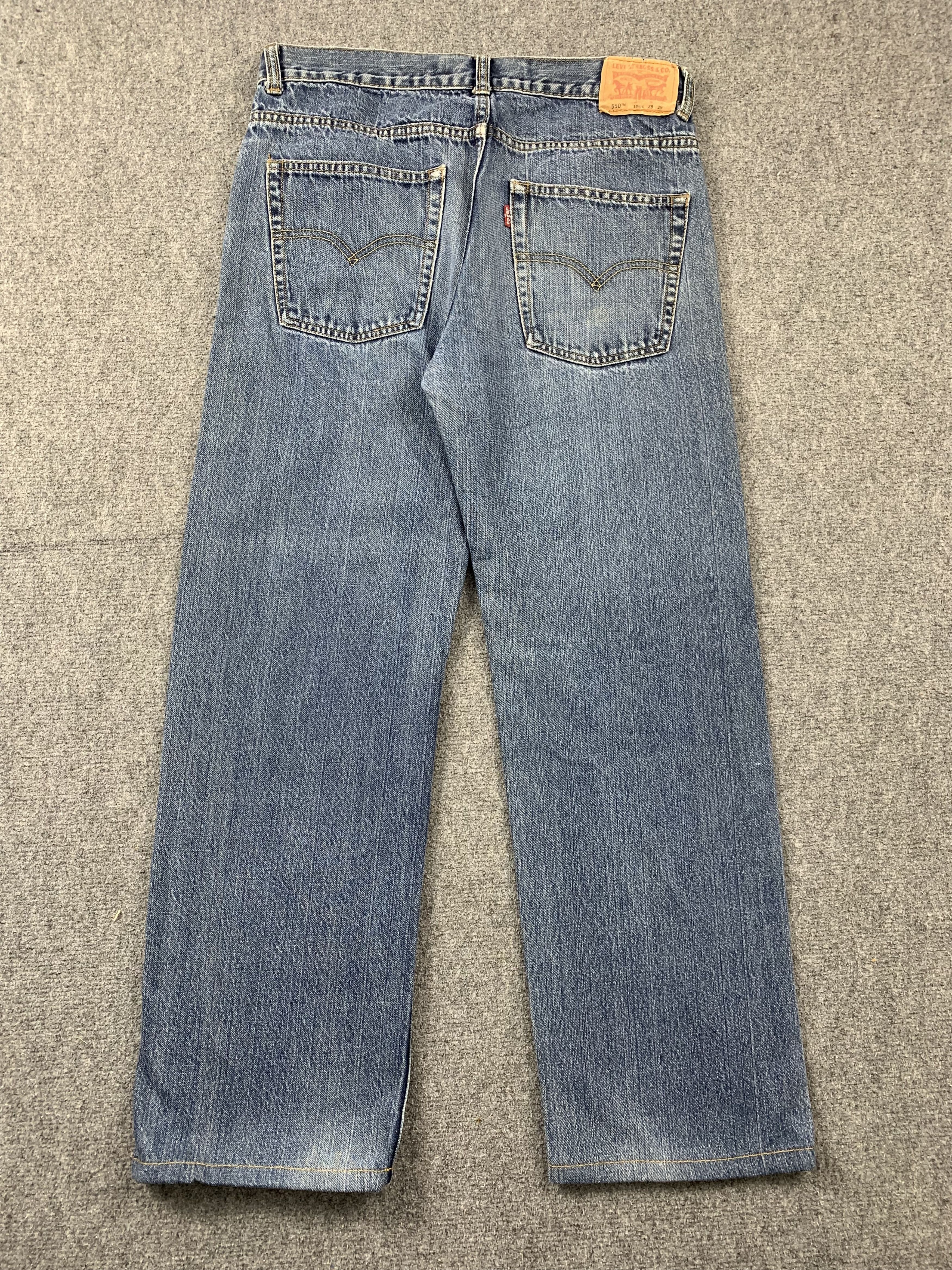 Levi's Vintage Levis 550 Faded Blue Jeans DP2109 Size US 30 / EU 46 - 3 Thumbnail