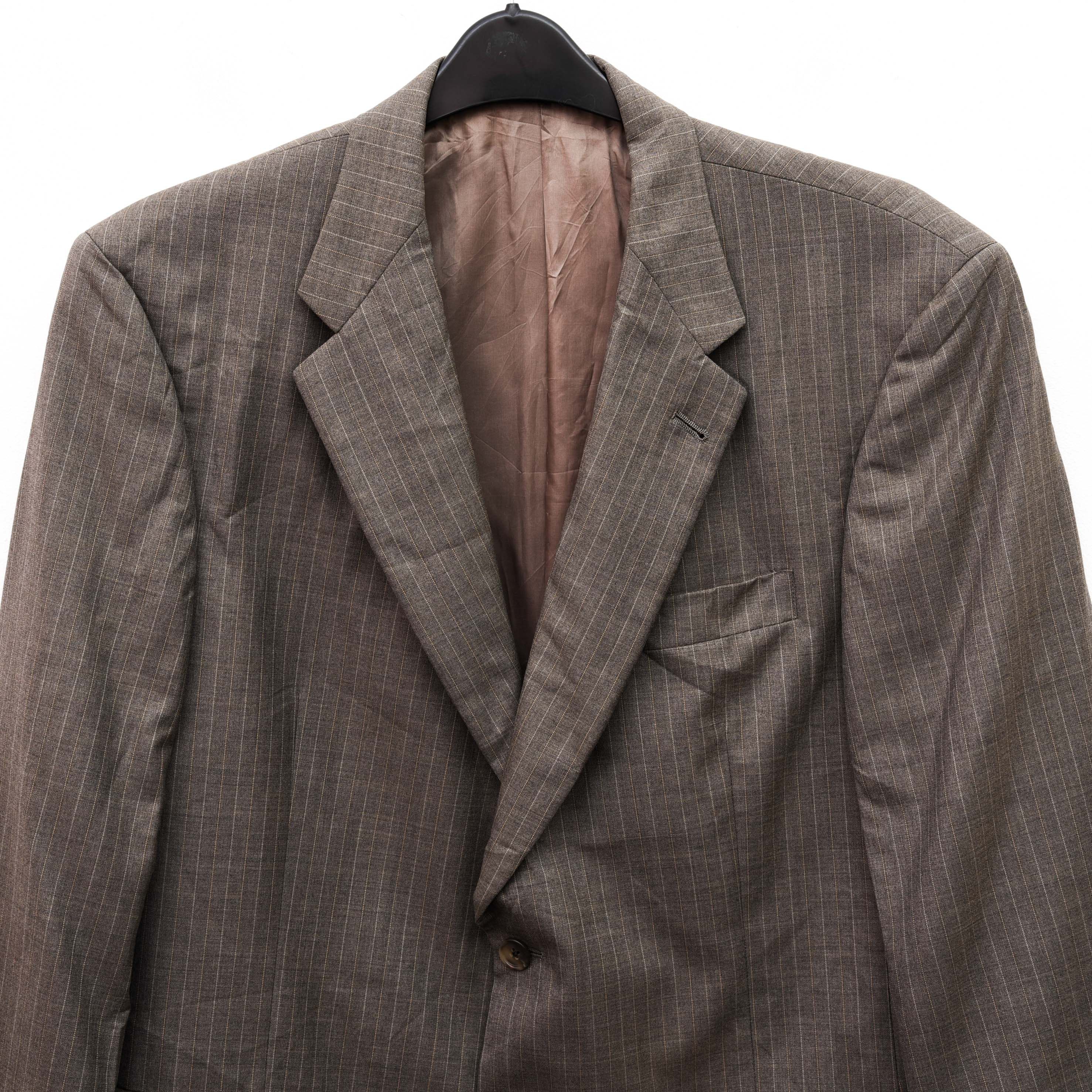 Hart Schaffner Marx HART SCHAFFNER & MARX Wool Pinstriped Blazer Jacket Coat Size 42R - 3 Thumbnail