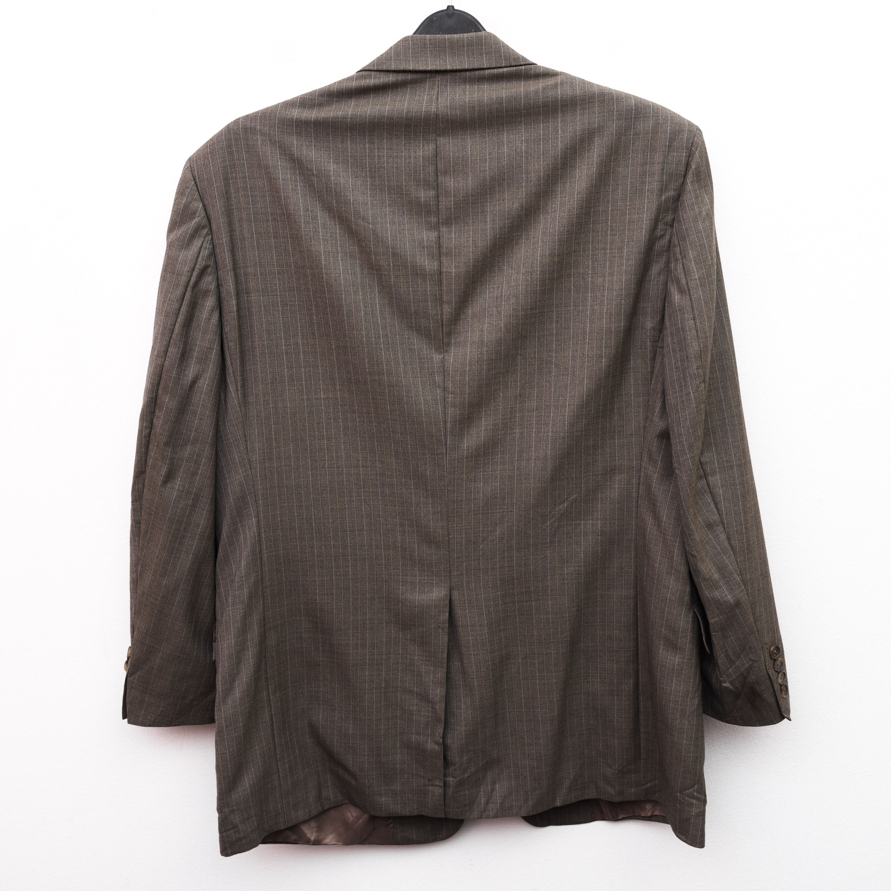 Hart Schaffner Marx HART SCHAFFNER & MARX Wool Pinstriped Blazer Jacket Coat Size 42R - 2 Thumbnail