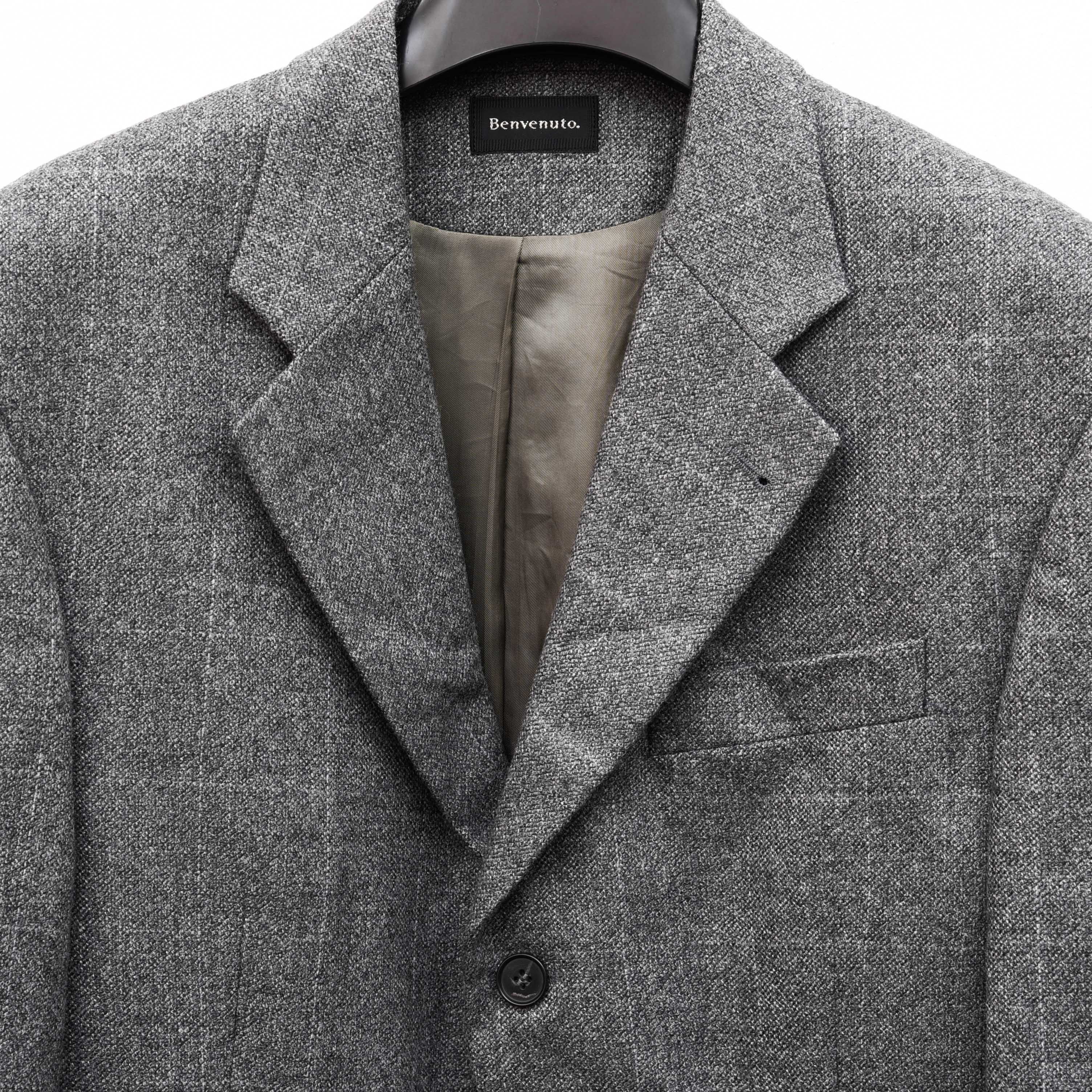 BENVENUTO. BENVENUTO Wool Blazer Coat Jacket Suit Sport Size 38S - 2 Thumbnail