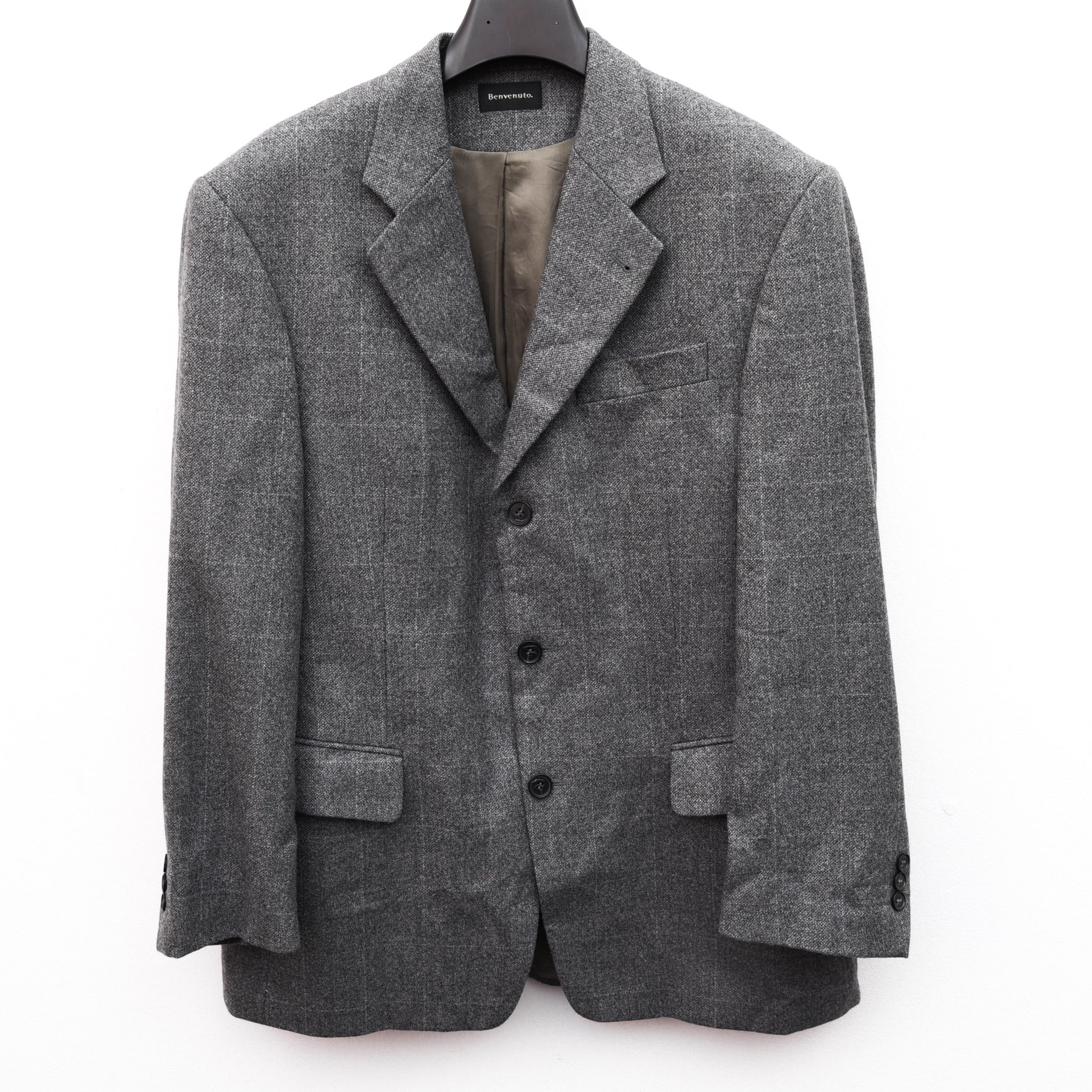 BENVENUTO. BENVENUTO Wool Blazer Coat Jacket Suit Sport Size 38S - 1 Thumbnail