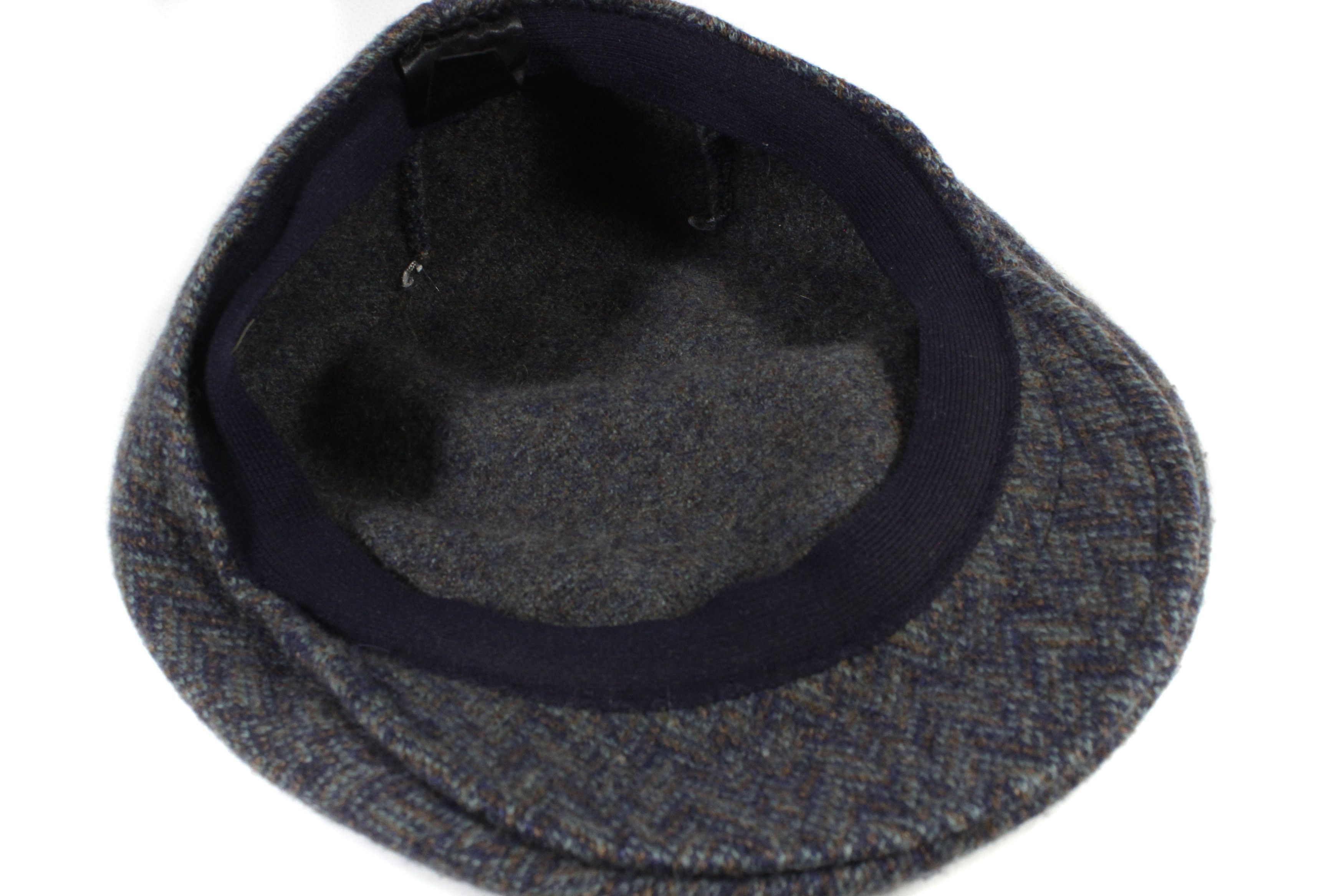 Kangol Wool Flat 504 00S Logo Plaid Wool Hat Vintage Size ONE SIZE - 4 Thumbnail