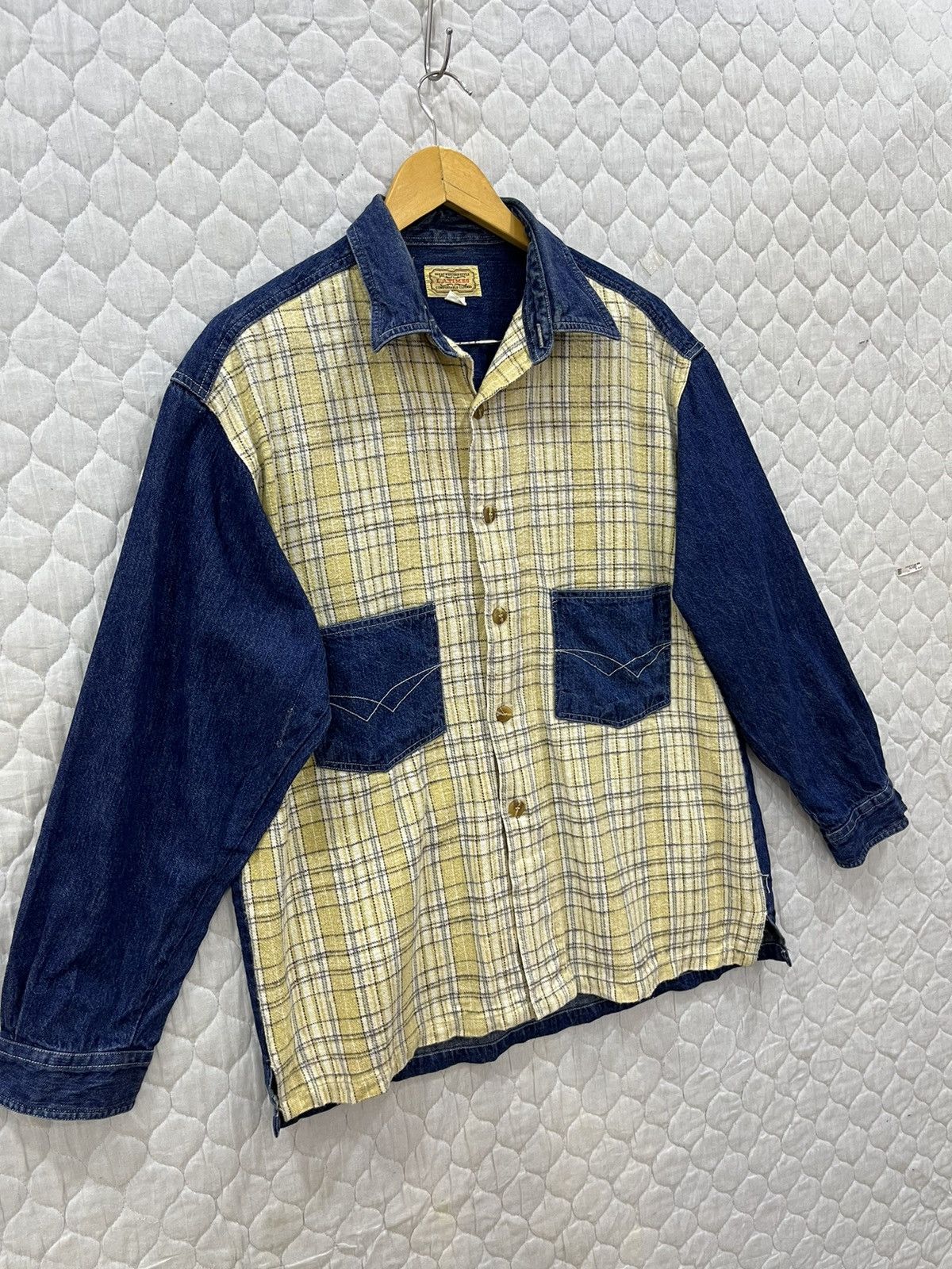 Japanese Brand (ii). L.A TIMES WESTERN COLAR JEANS SHIRT Size US M / EU 48-50 / 2 - 4 Thumbnail