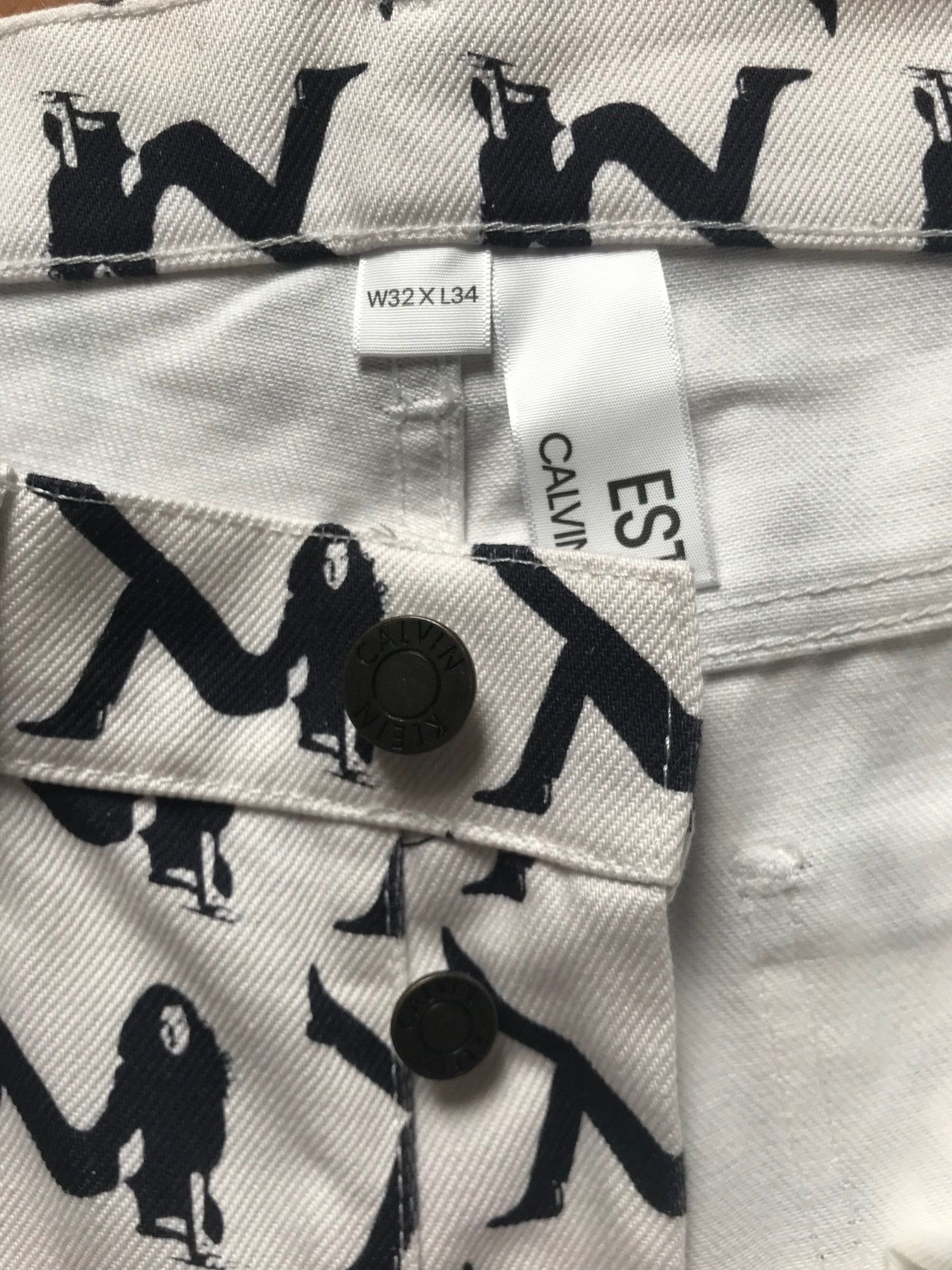 Calvin Klein × Calvin Klein 205W39NYC × Raf Simons calvin klein Est. 1978 Icon denim Size US 34 / EU 50 - 4 Thumbnail