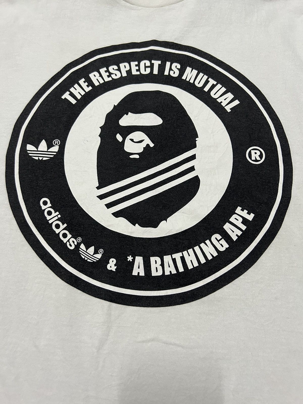 Adidas × Bape Rare Og A Bathing Ape X Adidas The Respect Is Mutual Size US L / EU 52-54 / 3 - 3 Thumbnail