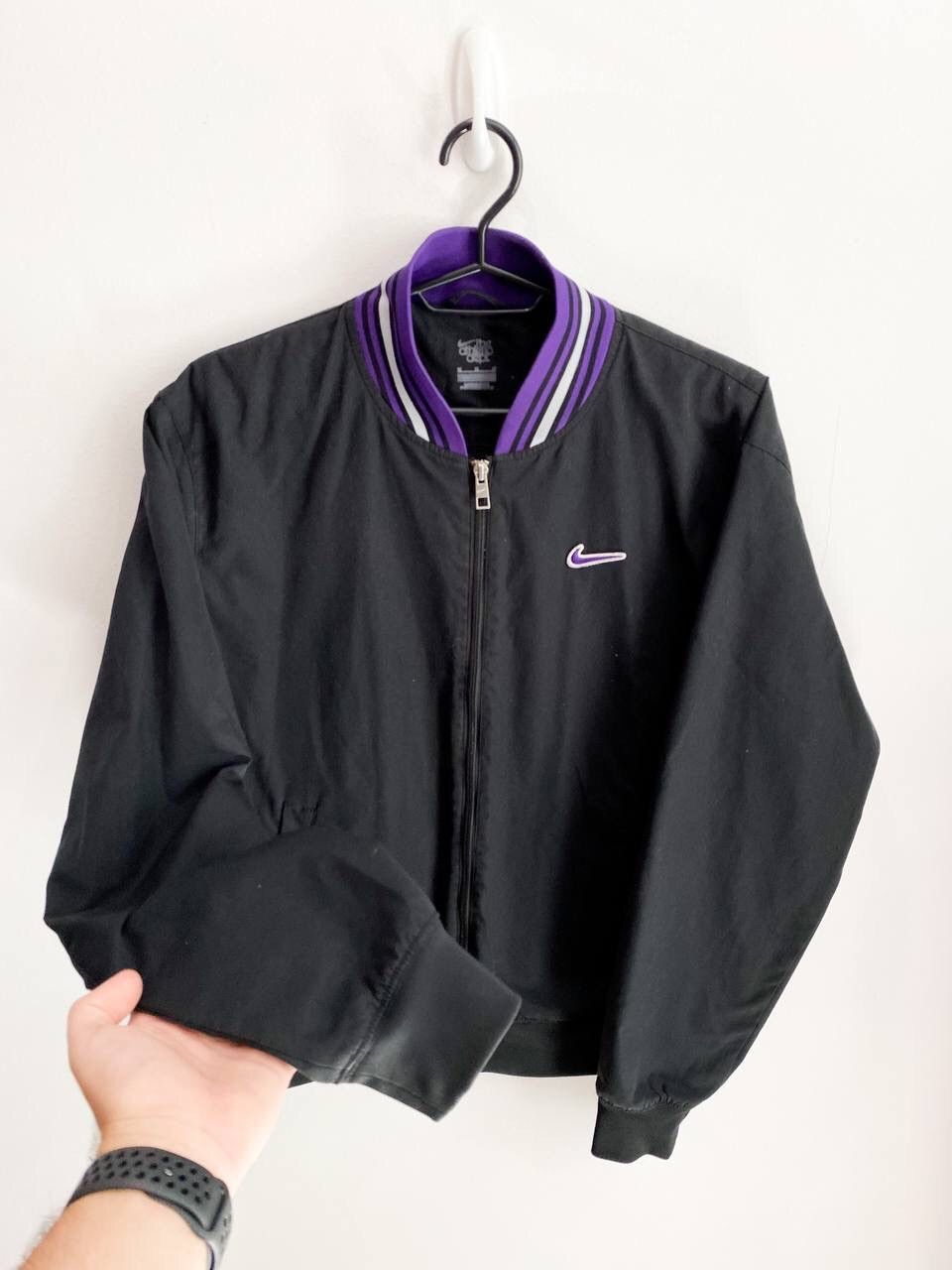 Nike Vintage Nike Athletic Swoosh Logo Bomber Jacket Size US M / EU 48-50 / 2 - 5 Thumbnail