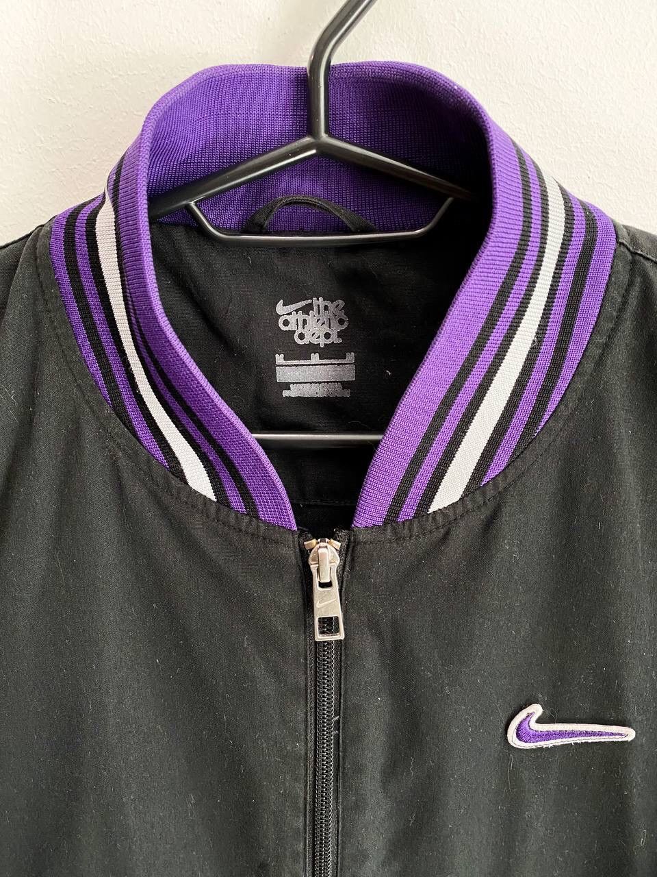 Nike Vintage Nike Athletic Swoosh Logo Bomber Jacket Size US M / EU 48-50 / 2 - 4 Thumbnail