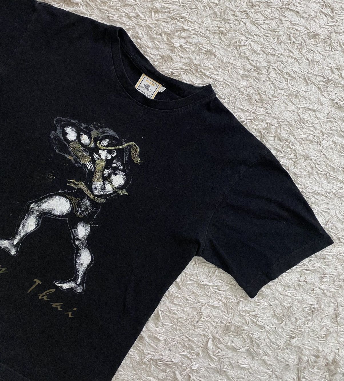 Japanese Brand × Vintage Vintage Muay Thai Boxing Ultimate Fighting t-shirt Size US L / EU 52-54 / 3 - 3 Thumbnail