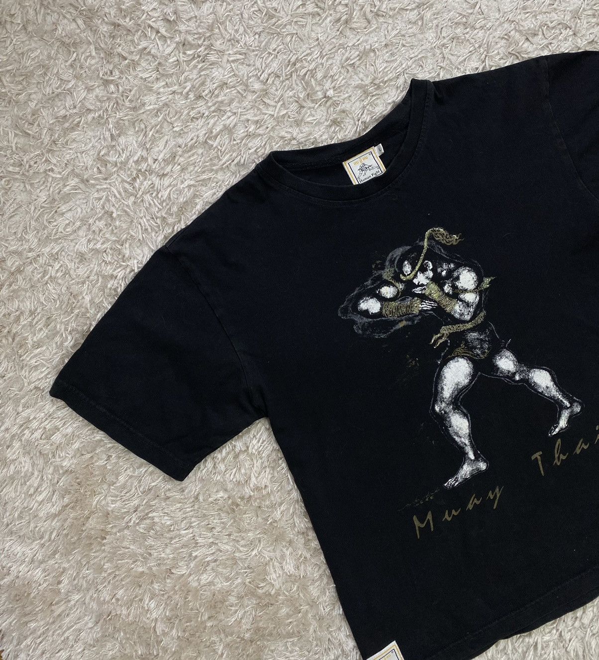 Japanese Brand × Vintage Vintage Muay Thai Boxing Ultimate Fighting t-shirt Size US L / EU 52-54 / 3 - 2 Thumbnail