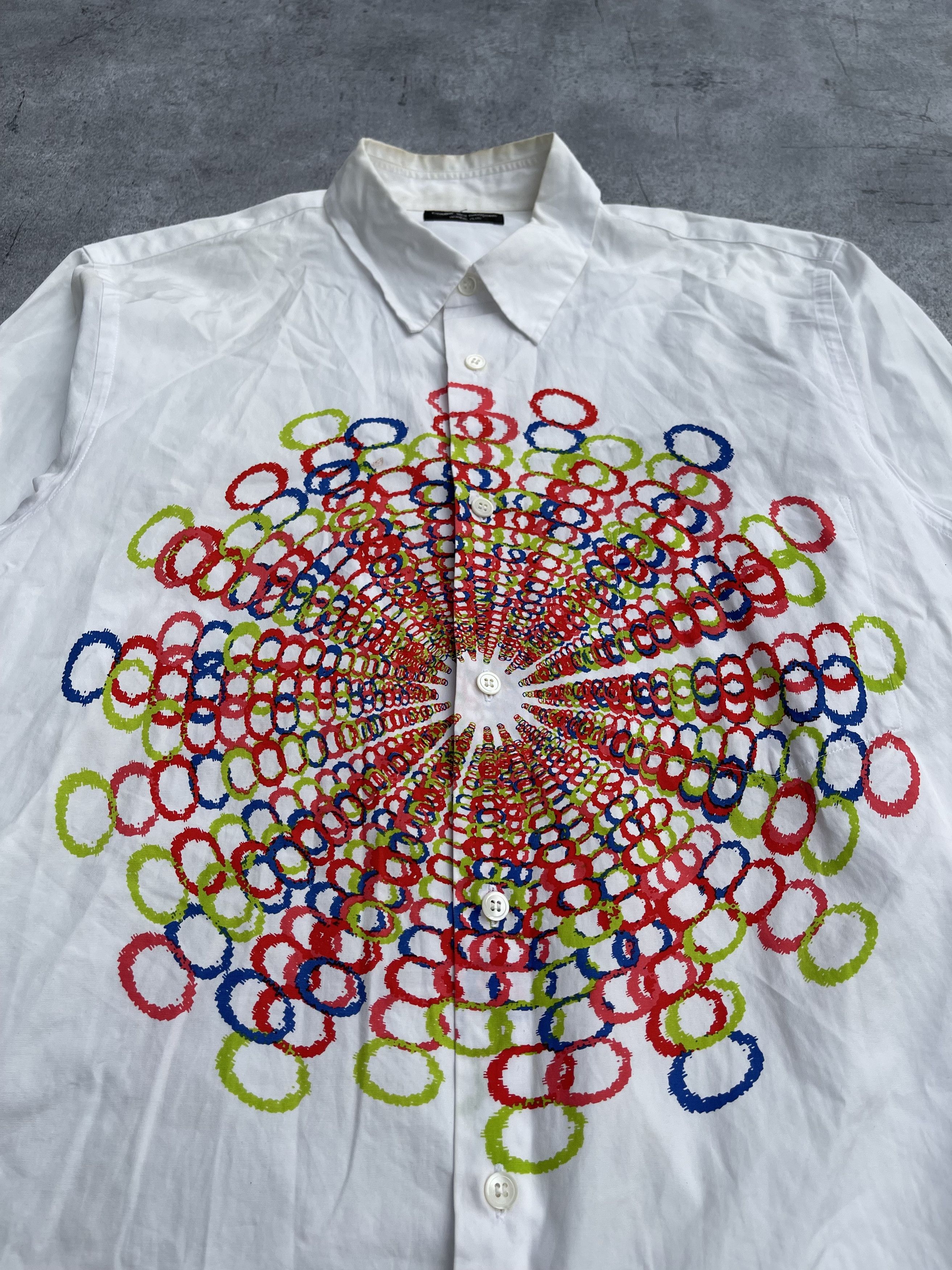 Comme des Garcons Homme Plus Homme Plus A/W2001 Hallucinogen Shirt Size US M / EU 48-50 / 2 - 6 Thumbnail