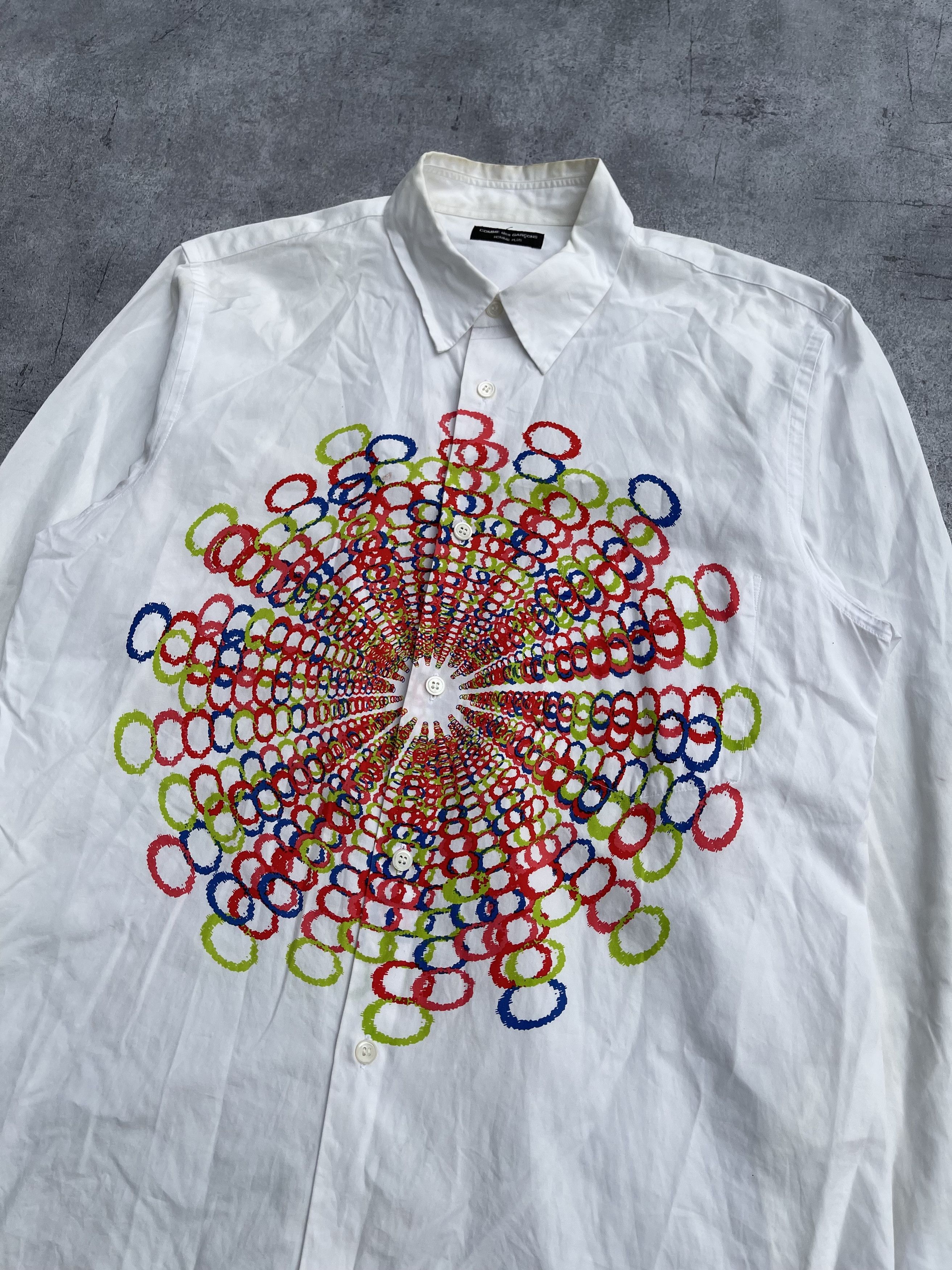 Comme des Garcons Homme Plus Homme Plus A/W2001 Hallucinogen Shirt Size US M / EU 48-50 / 2 - 2 Thumbnail