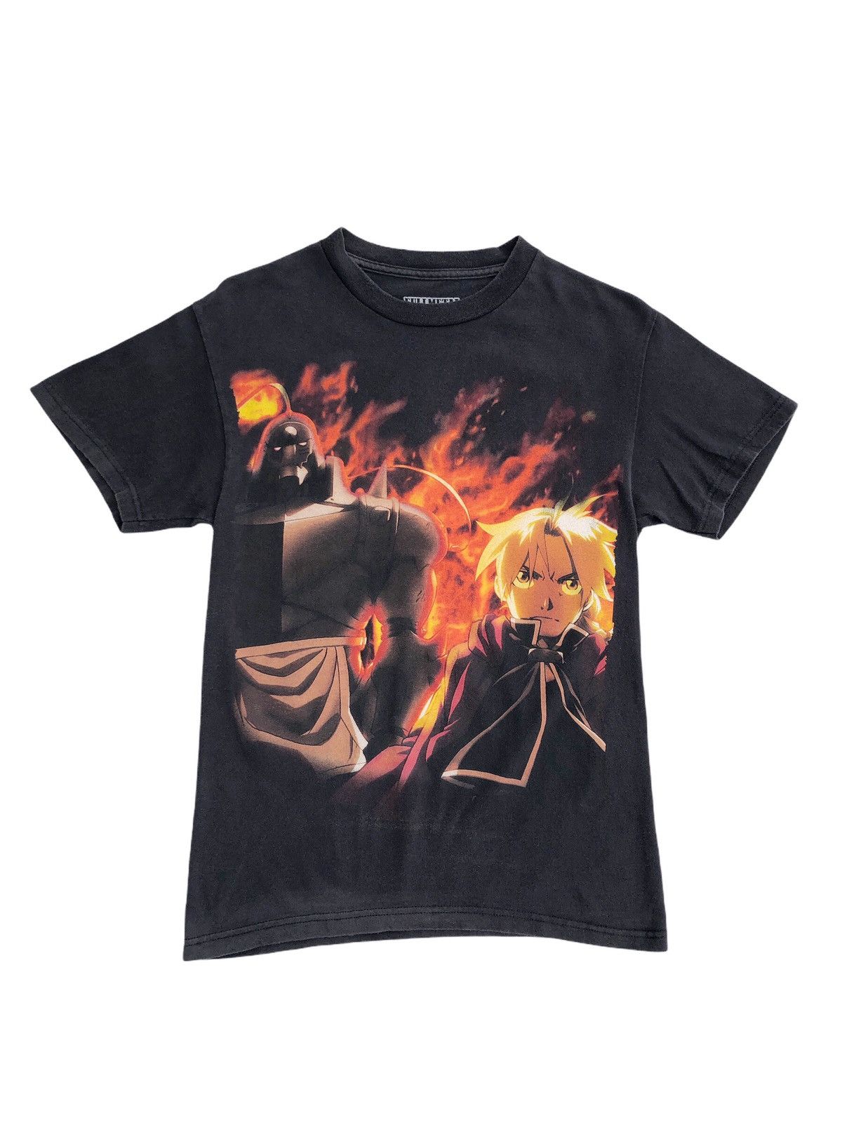 image of Anima x Cartoon Network Japan Anime Fullmetal Alcemist Distressed Akira Evangelion in Black (Size X