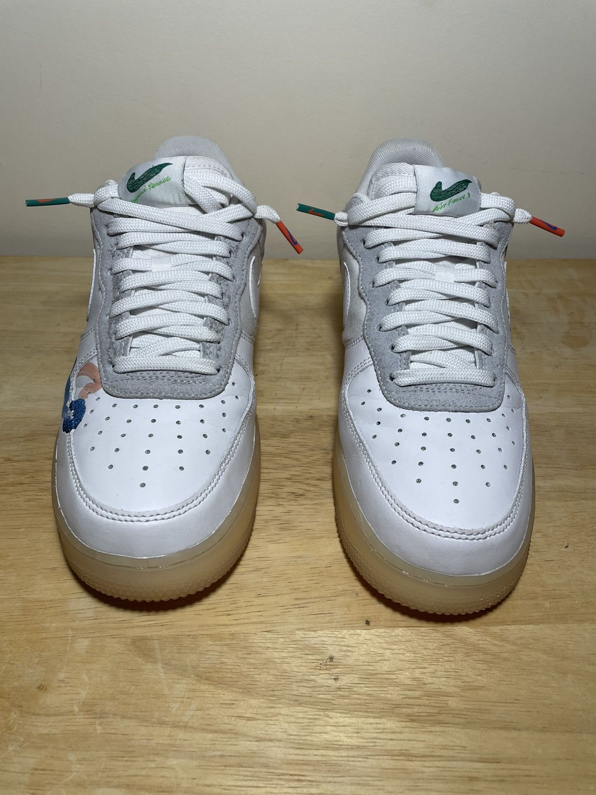 Nike Mayumi Yamase x AF1 Flyleather “Earth Day” Size US 8 / EU 41 - 4 Thumbnail
