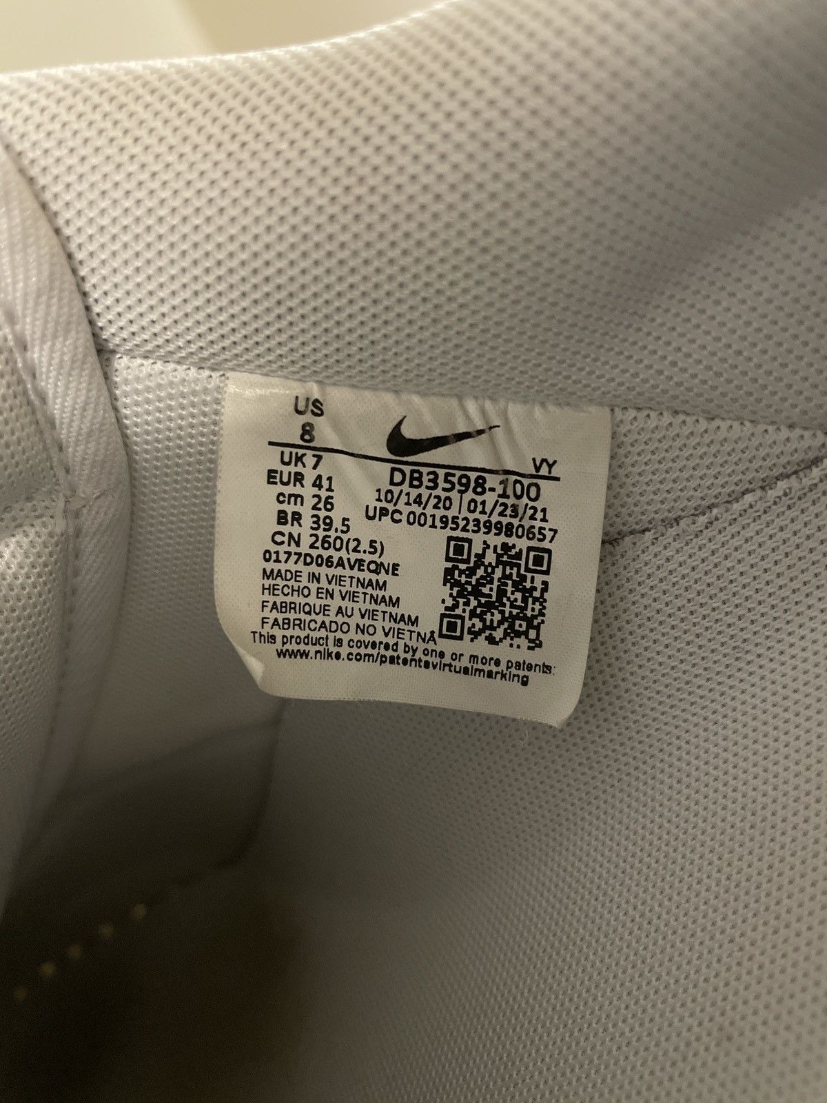 Nike Mayumi Yamase x AF1 Flyleather “Earth Day” Size US 8 / EU 41 - 6 Thumbnail