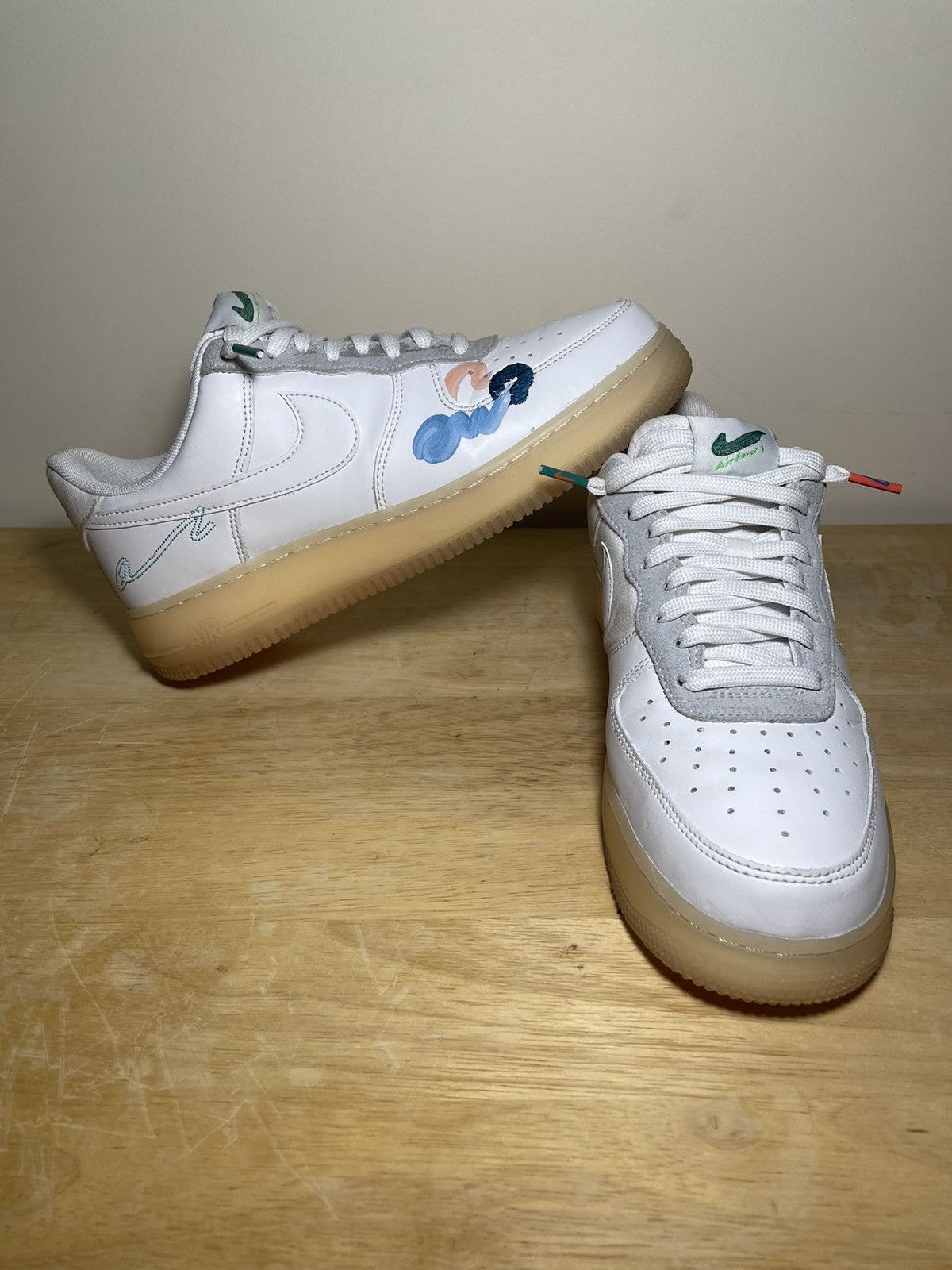 Nike Mayumi Yamase x AF1 Flyleather “Earth Day” Size US 8 / EU 41 - 2 Thumbnail
