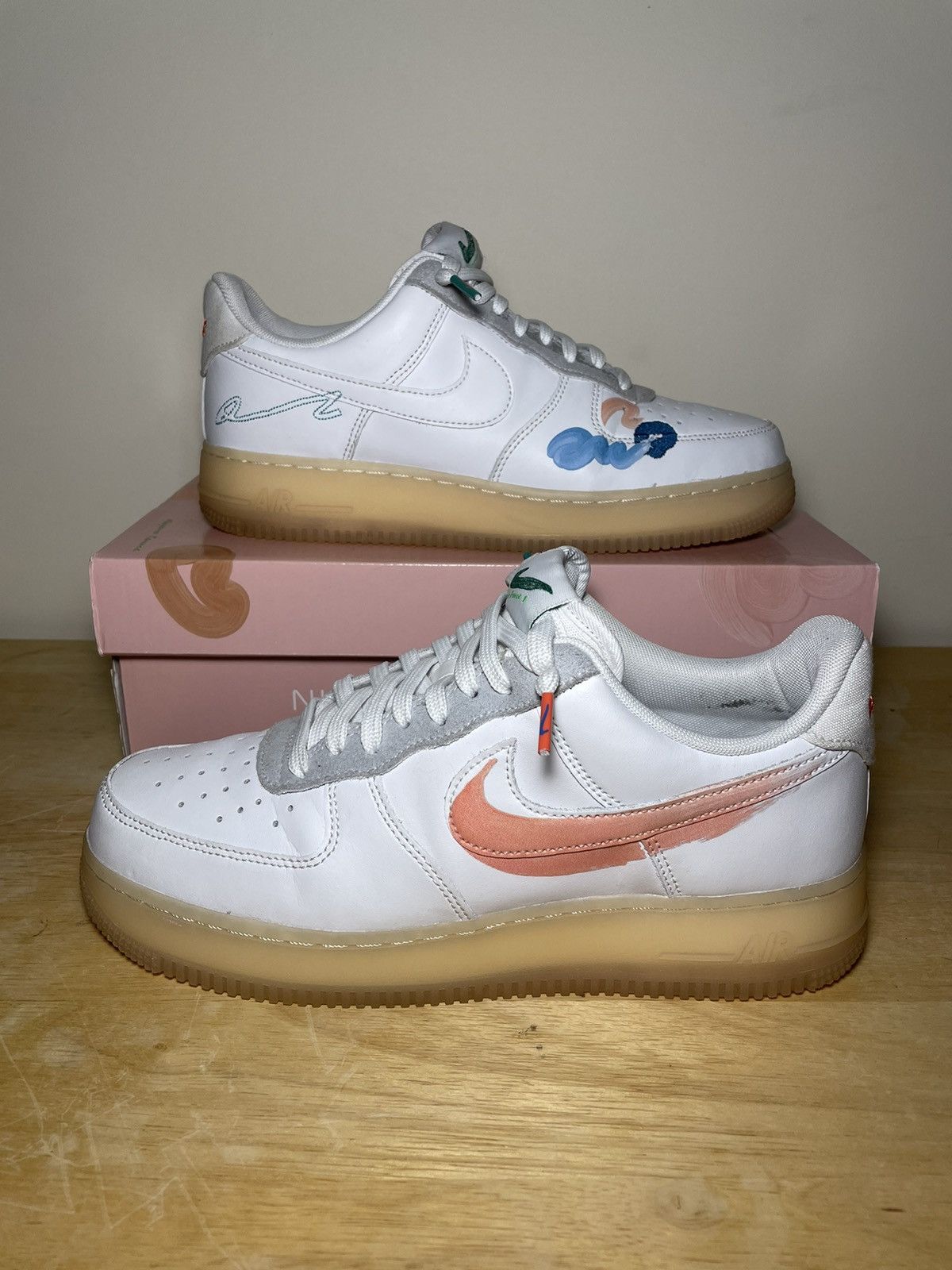 Nike Mayumi Yamase x AF1 Flyleather “Earth Day” Size US 8 / EU 41 - 1 Thumbnail