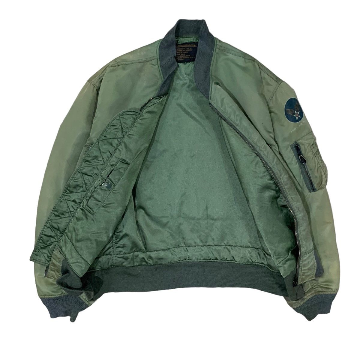 Vintage Vintage Machope MA-1 Army Air Force Bomber Jacket Size US M / EU 48-50 / 2 - 5 Thumbnail