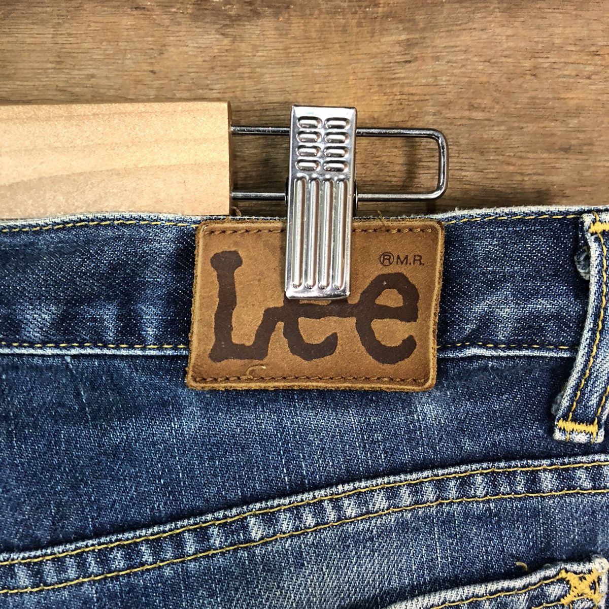 Lee Lee Blue vintage Distressed Denim Pants #5038 Size US 30 / EU 46 - 14 Thumbnail