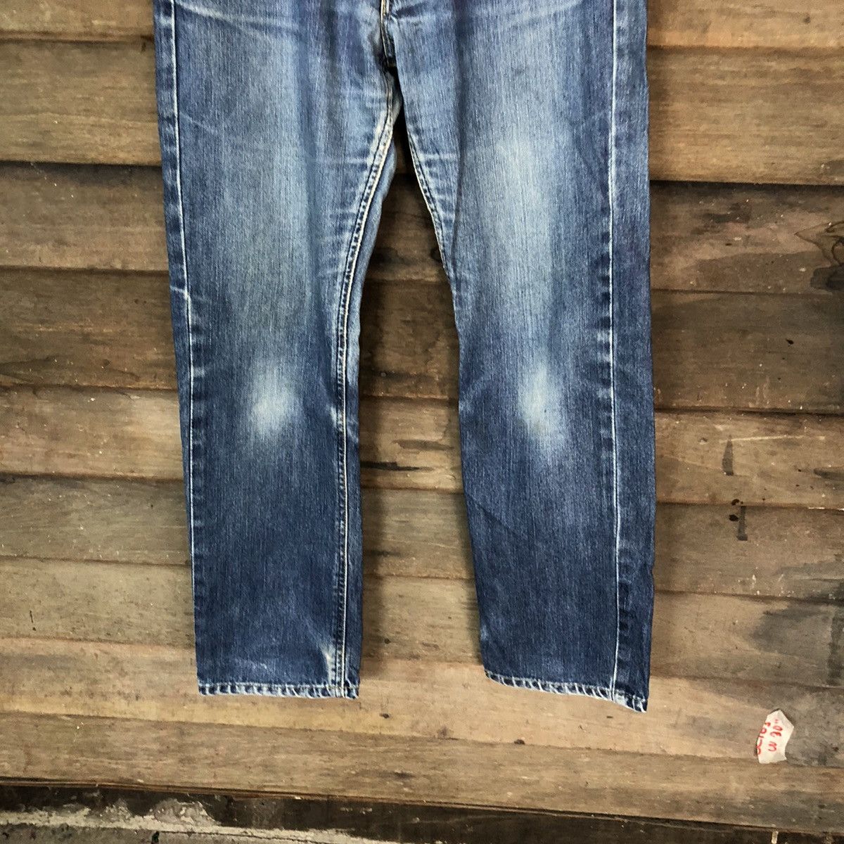 Lee Lee Blue vintage Distressed Denim Pants #5038 Size US 30 / EU 46 - 3 Thumbnail